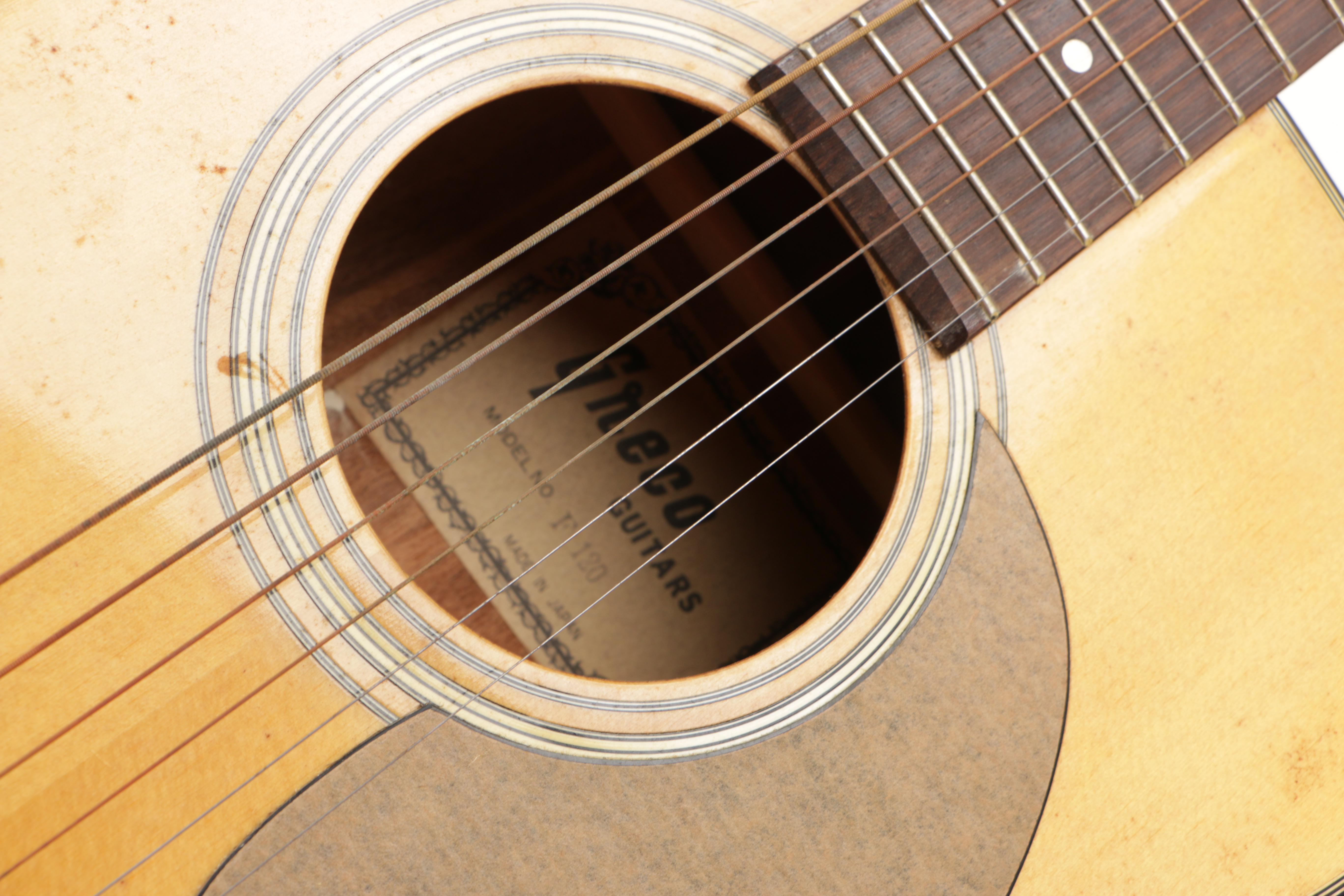 Vintage Greco F120 Acoustic Guitar and Case