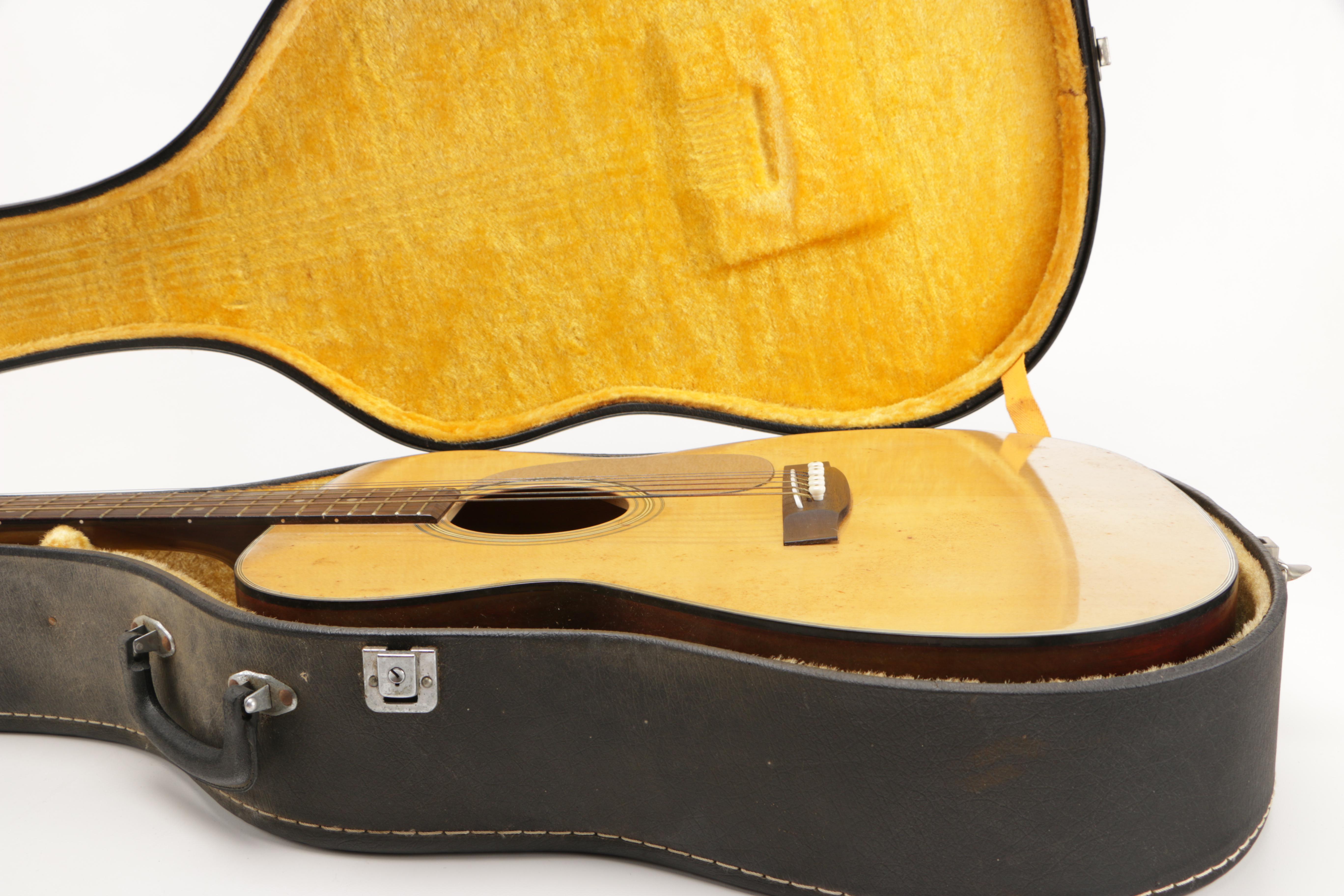 Vintage Greco F120 Acoustic Guitar and Case