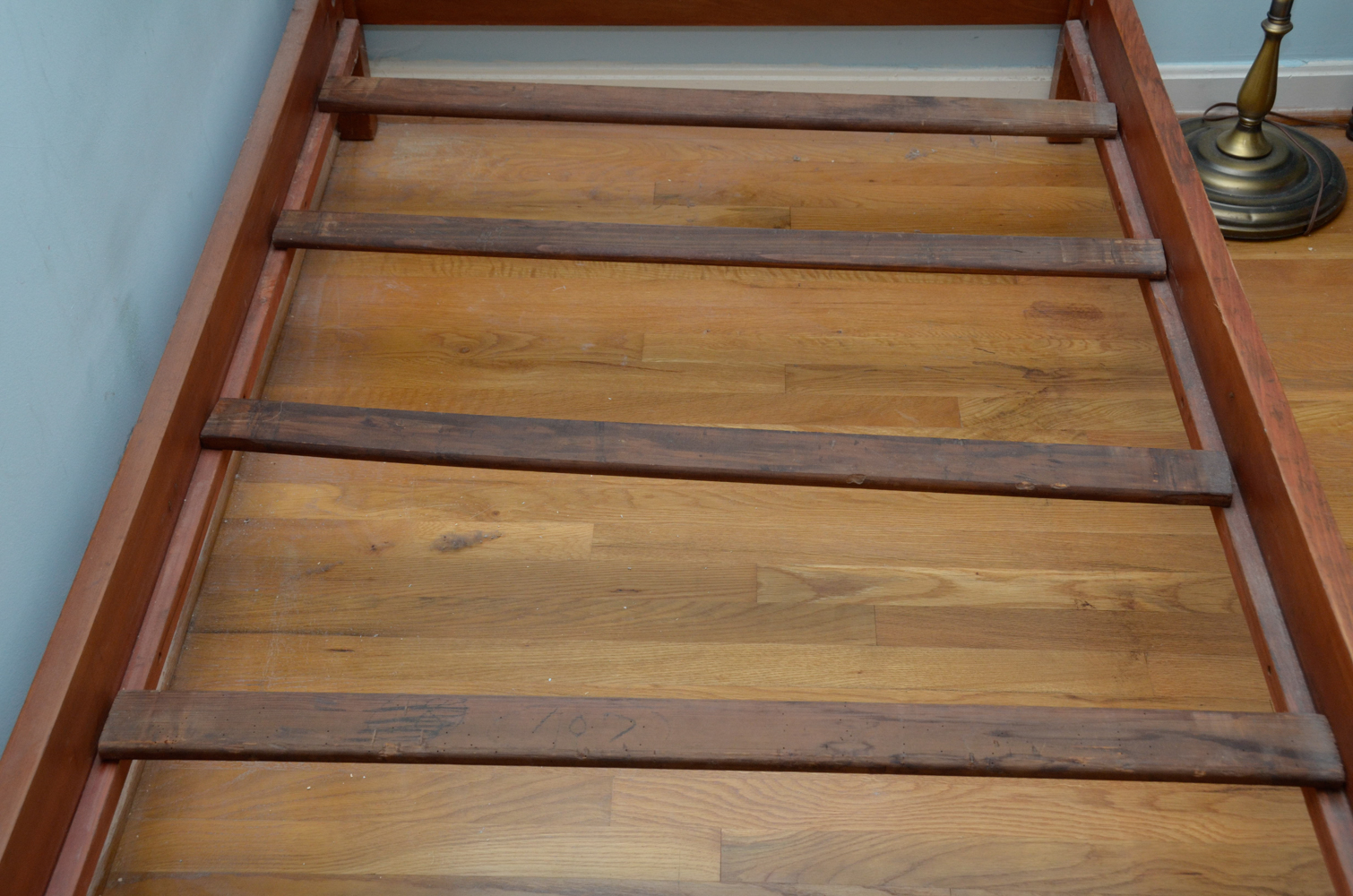 Pair of Vintage Wooden Twin Beds