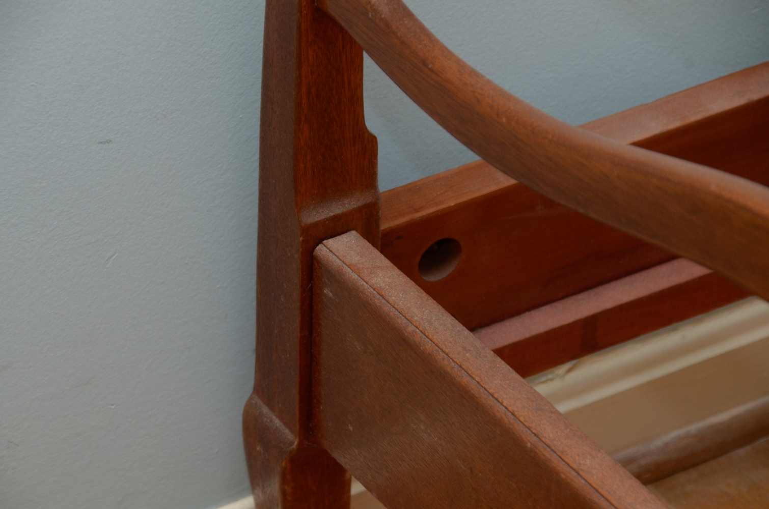 Pair of Vintage Wooden Twin Beds
