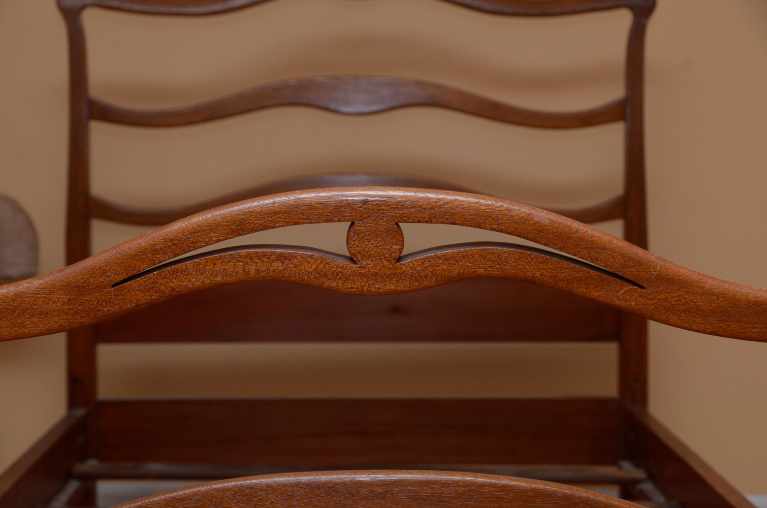 Pair of Vintage Wooden Twin Beds