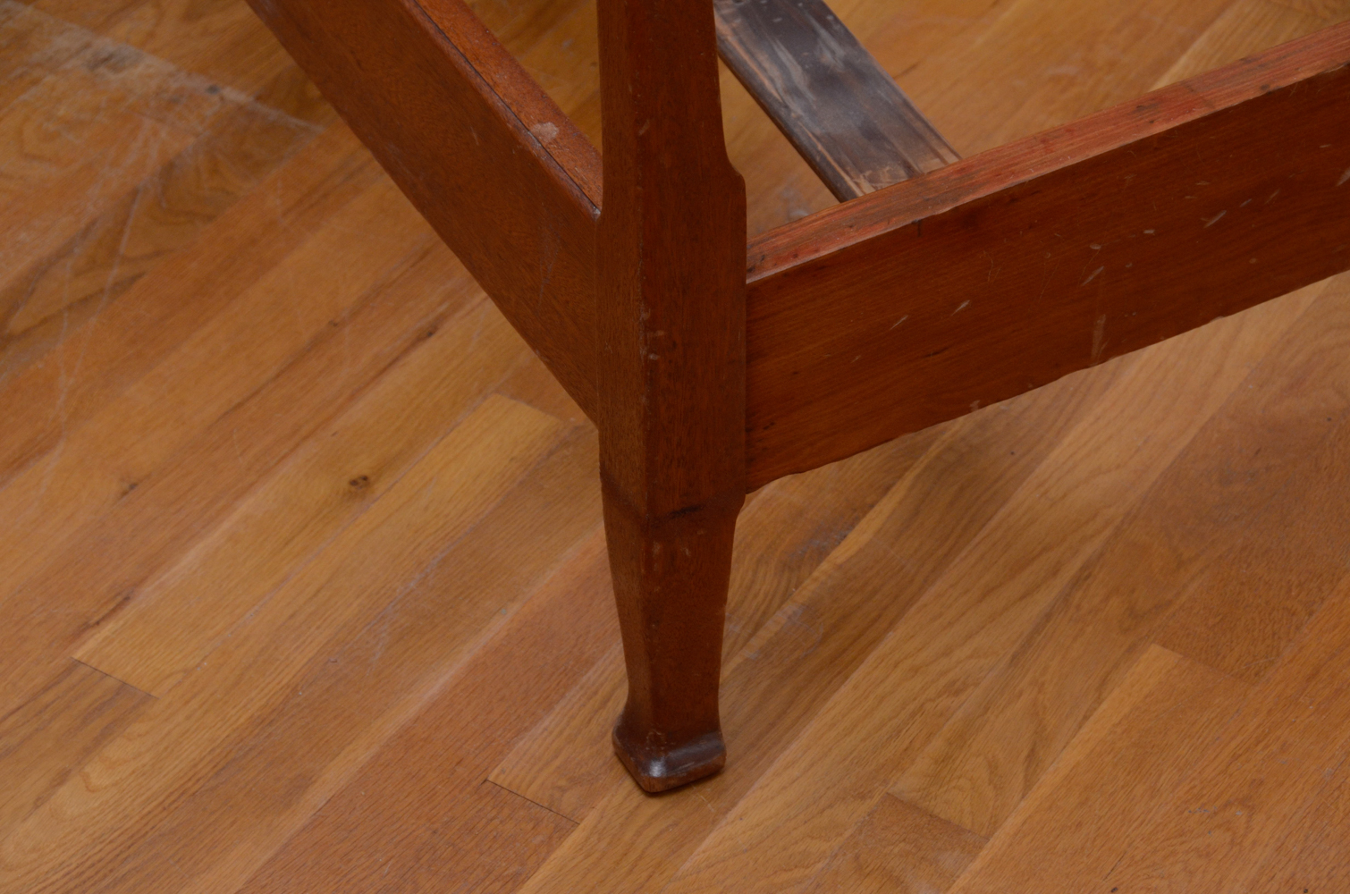 Pair of Vintage Wooden Twin Beds