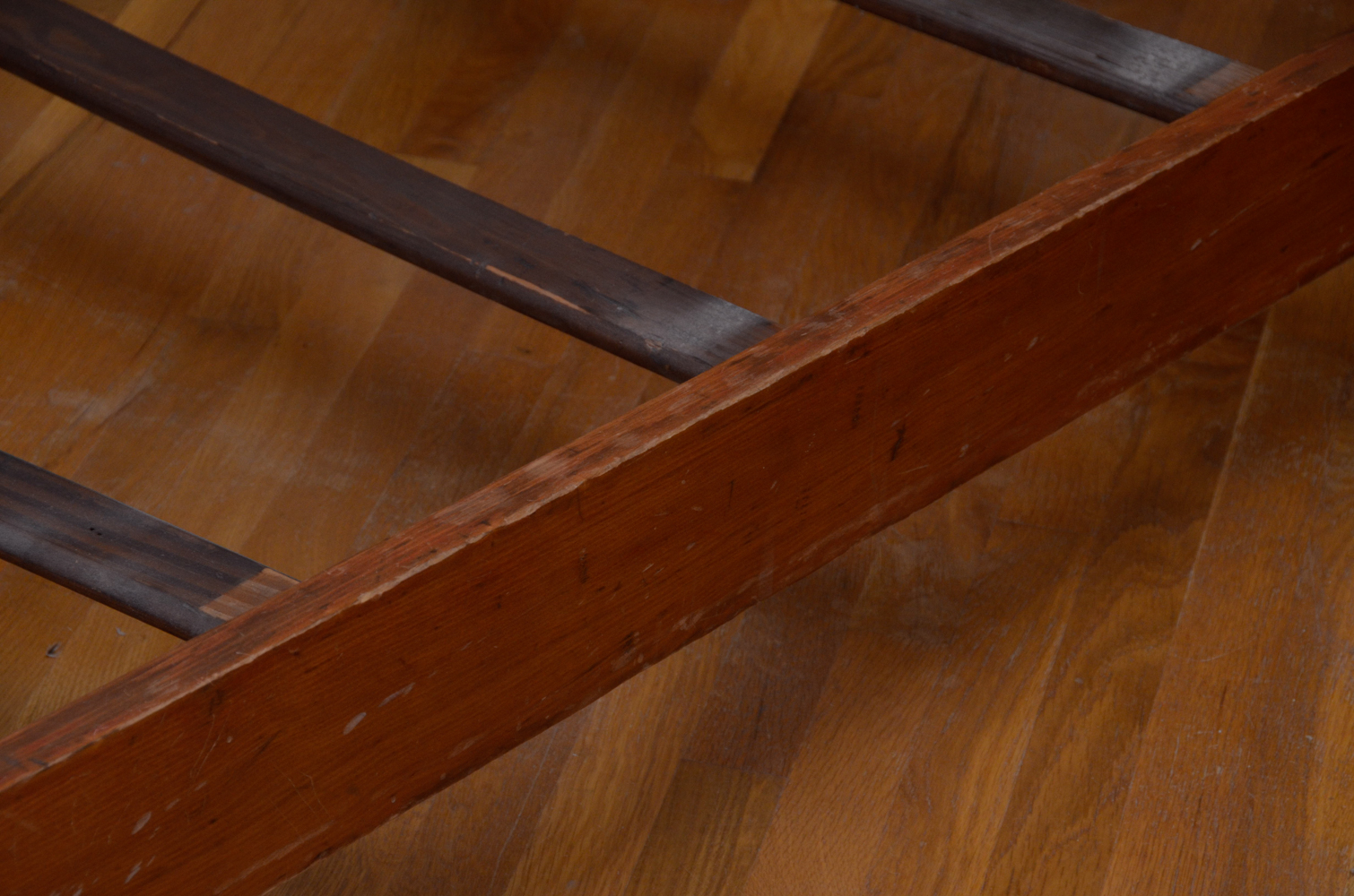 Pair of Vintage Wooden Twin Beds