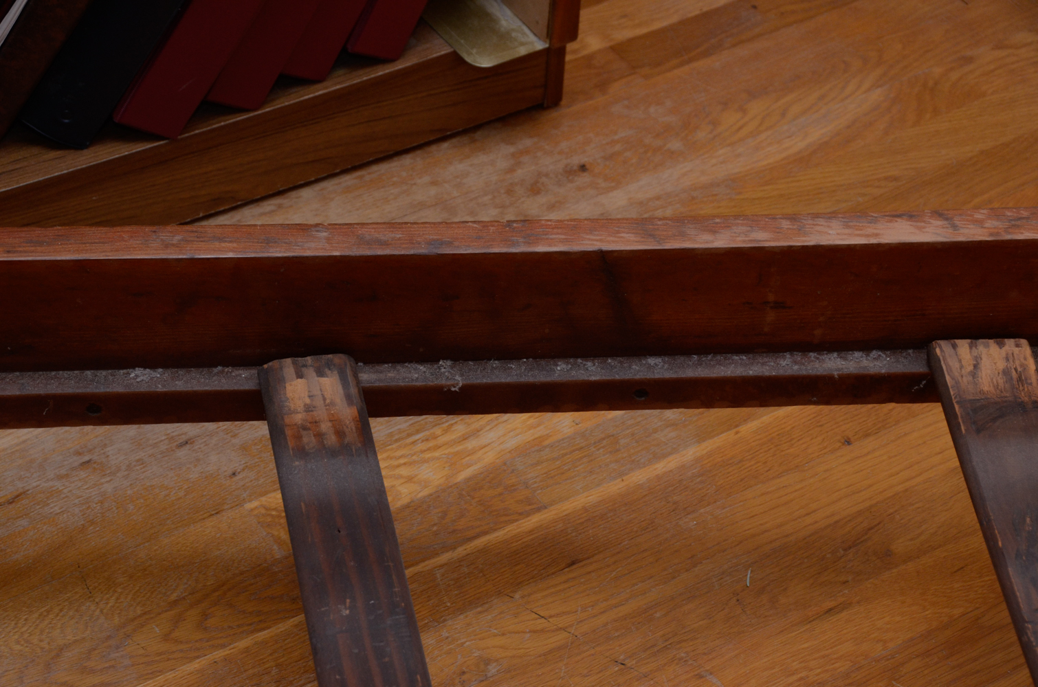 Pair of Vintage Wooden Twin Beds