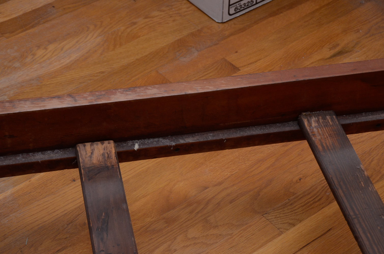 Pair of Vintage Wooden Twin Beds