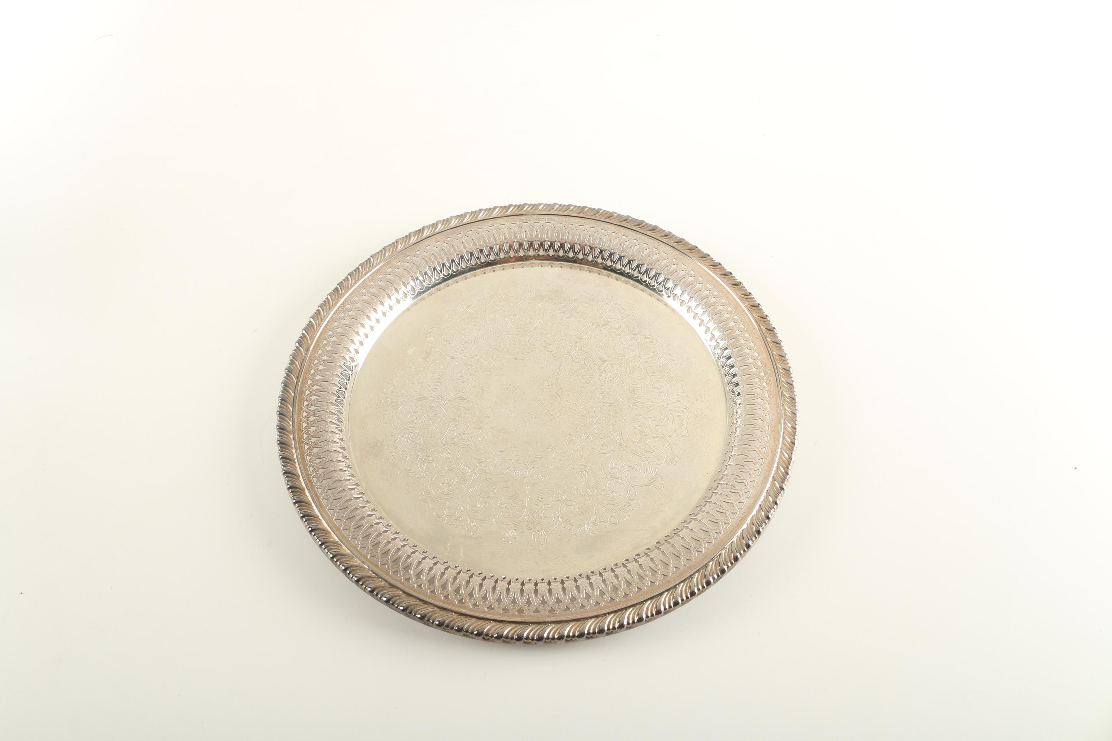 Silver Plate Trays Featuring Wm. A. Rogers