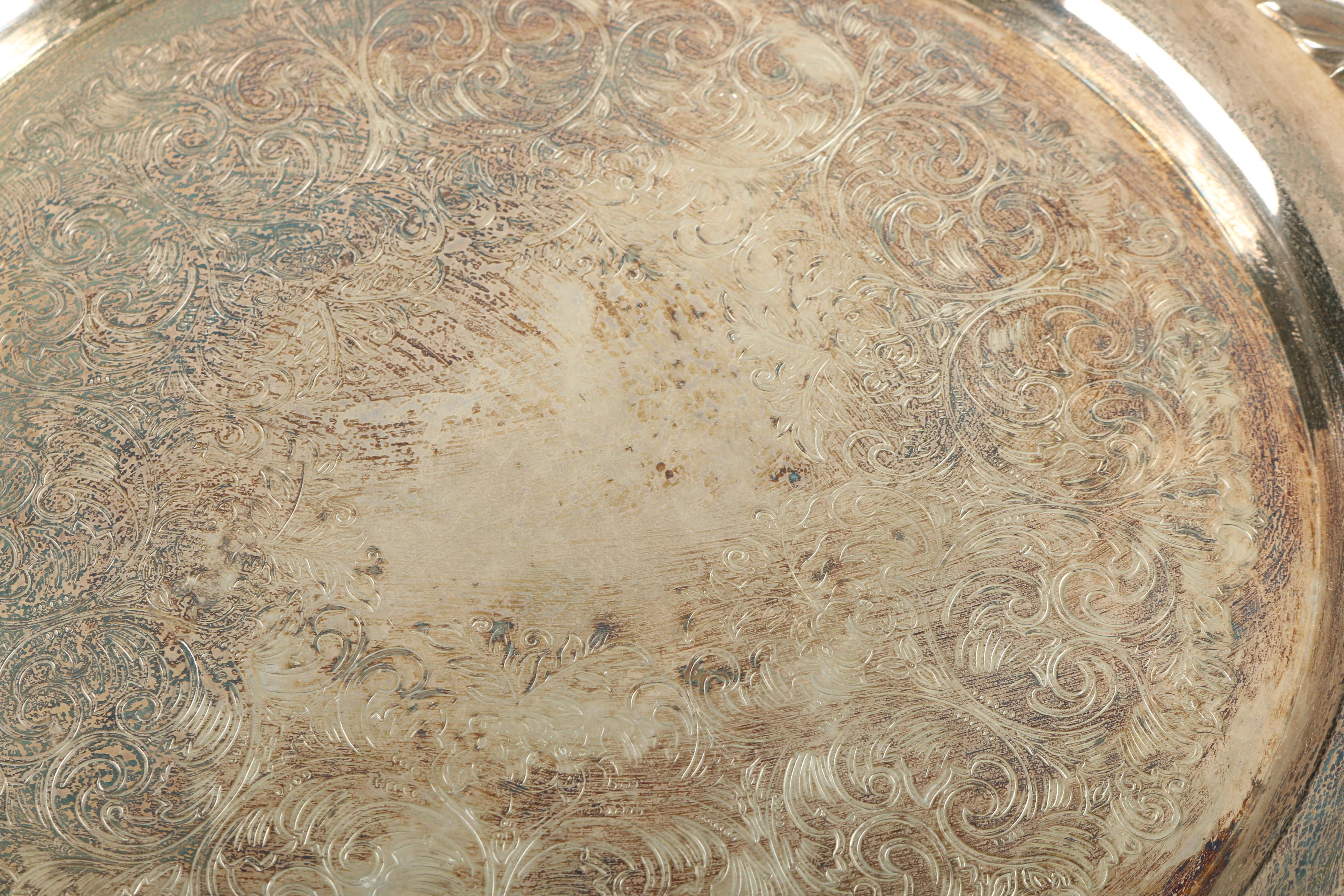 Silver Plate Trays Featuring Wm. A. Rogers