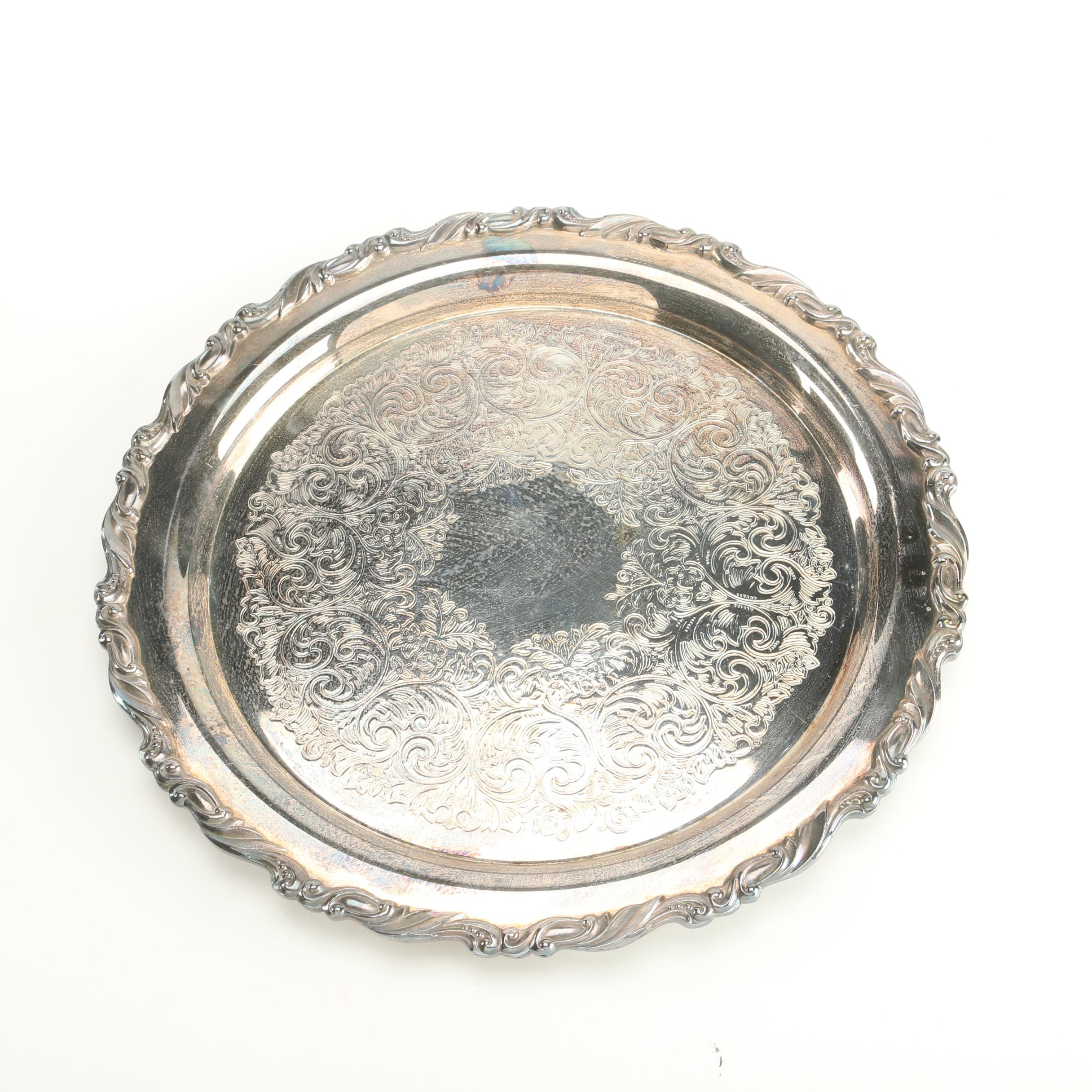 Silver Plate Trays Featuring Wm. A. Rogers