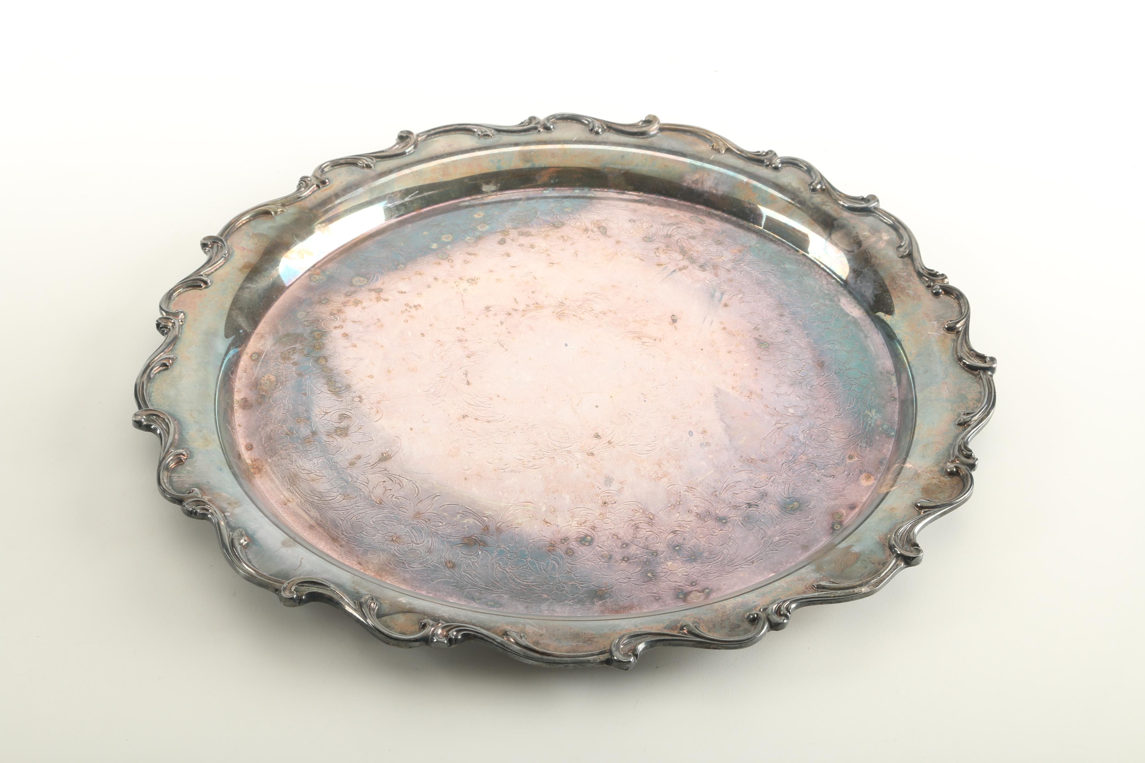Silver Plate Trays Featuring Wm. A. Rogers