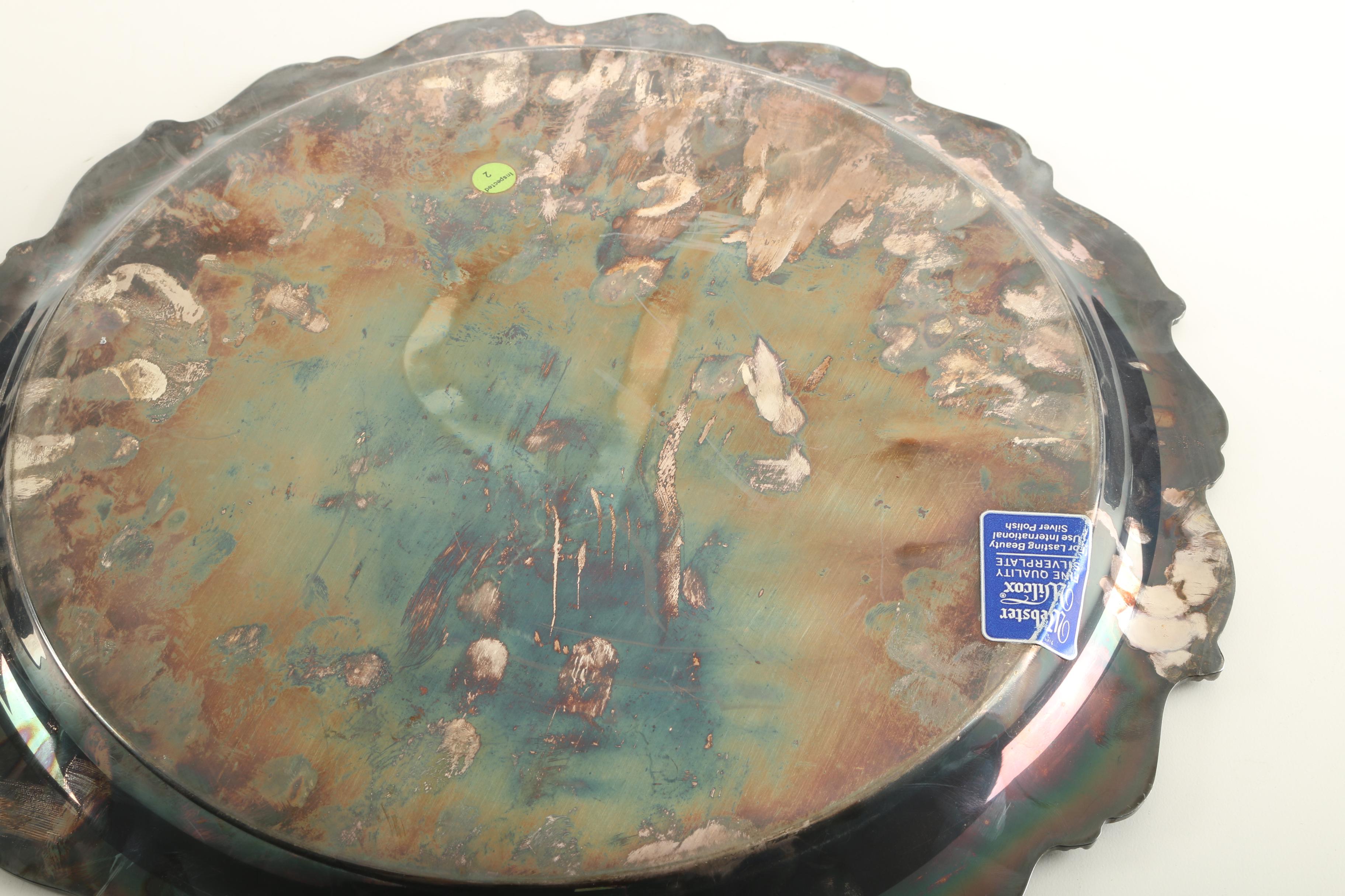 Silver Plate Trays Featuring Wm. A. Rogers