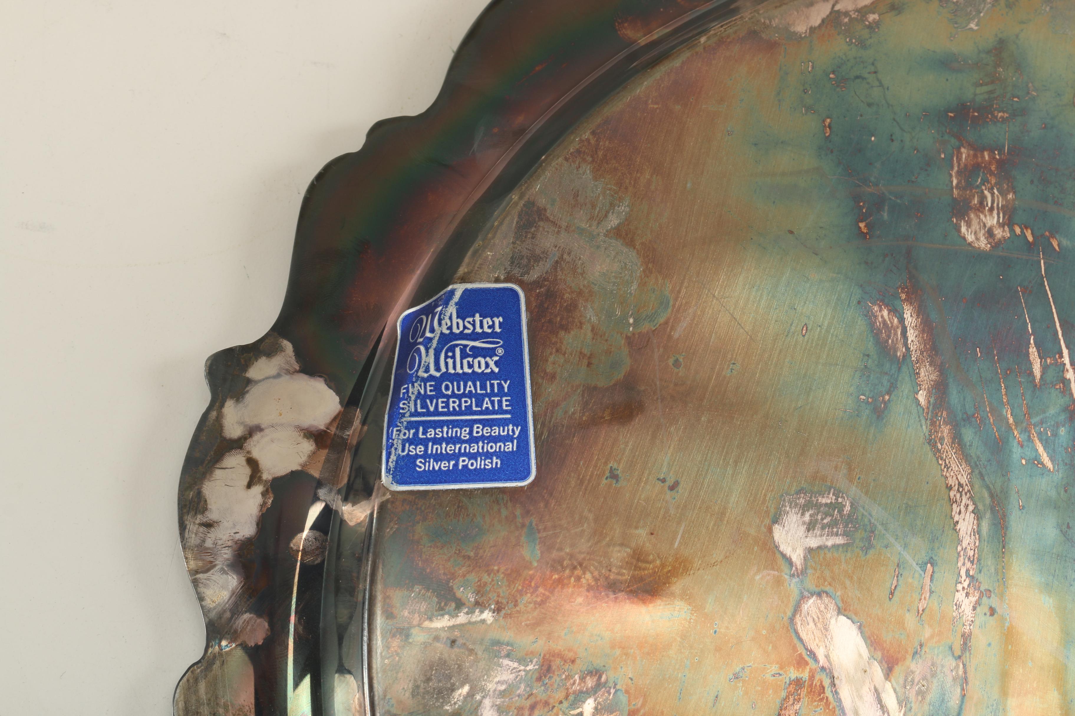 Silver Plate Trays Featuring Wm. A. Rogers