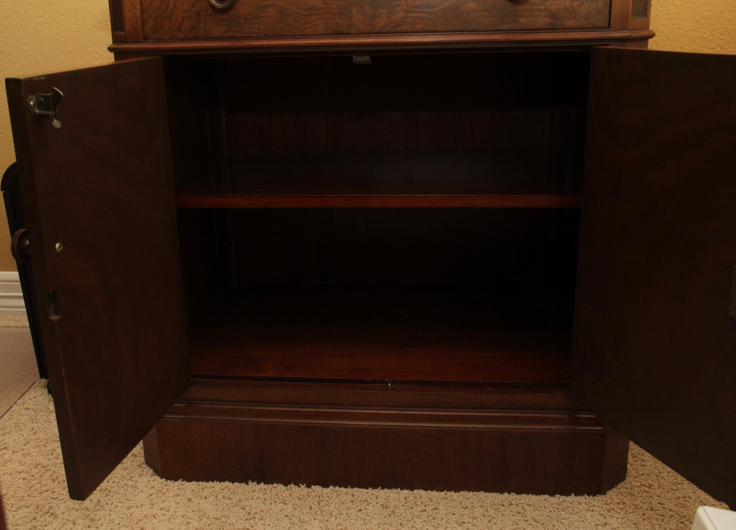 Walnut Two Door Cabinet