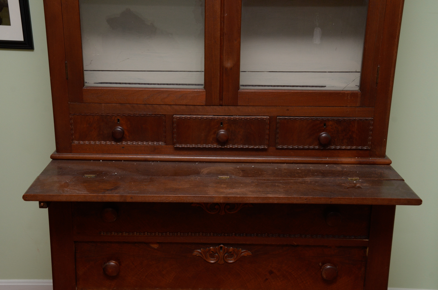 Antique Eastlake Secretary Bookcase