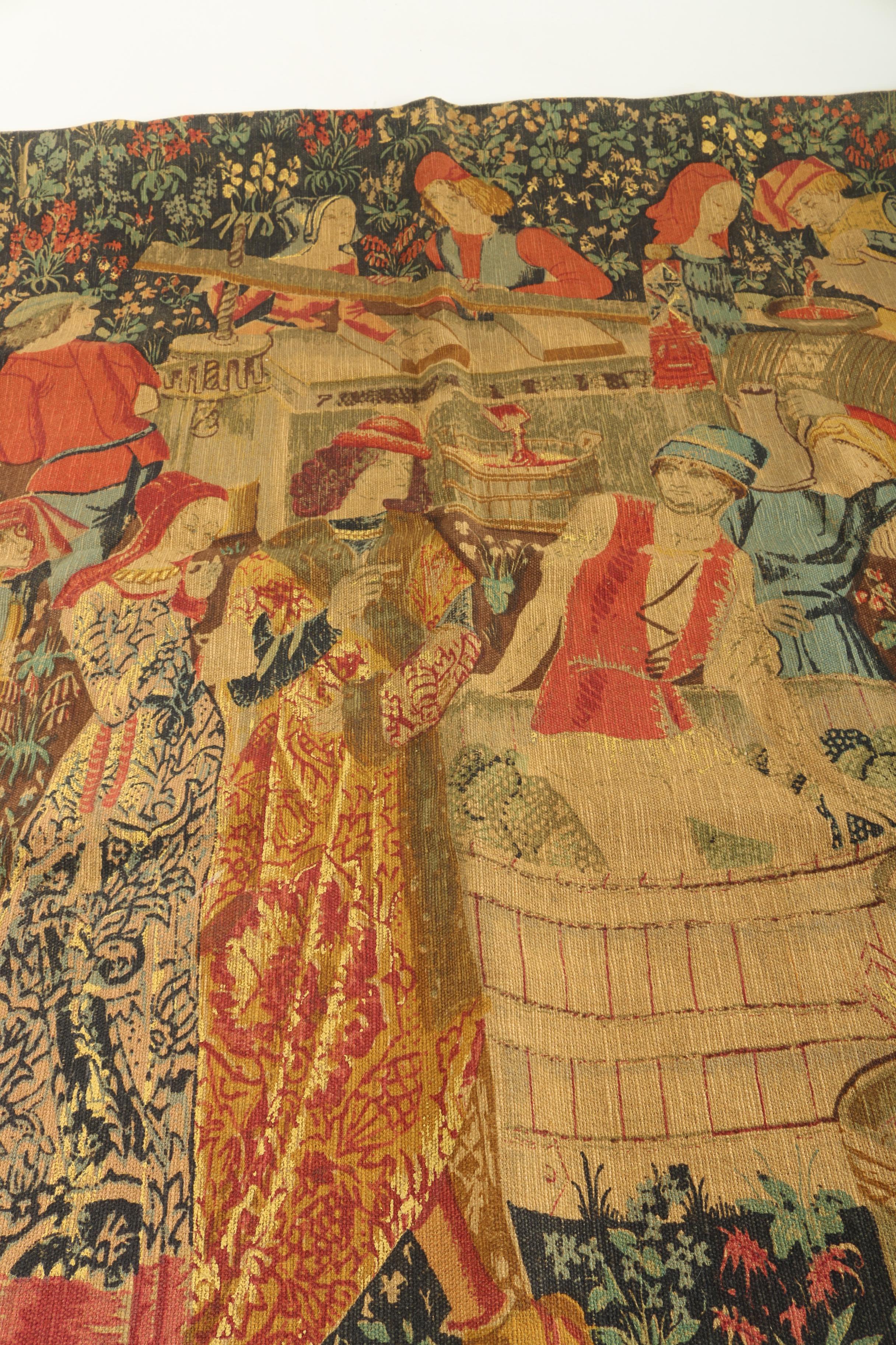 George Boitard Reproduction Tapestry After "Les Vendanges"