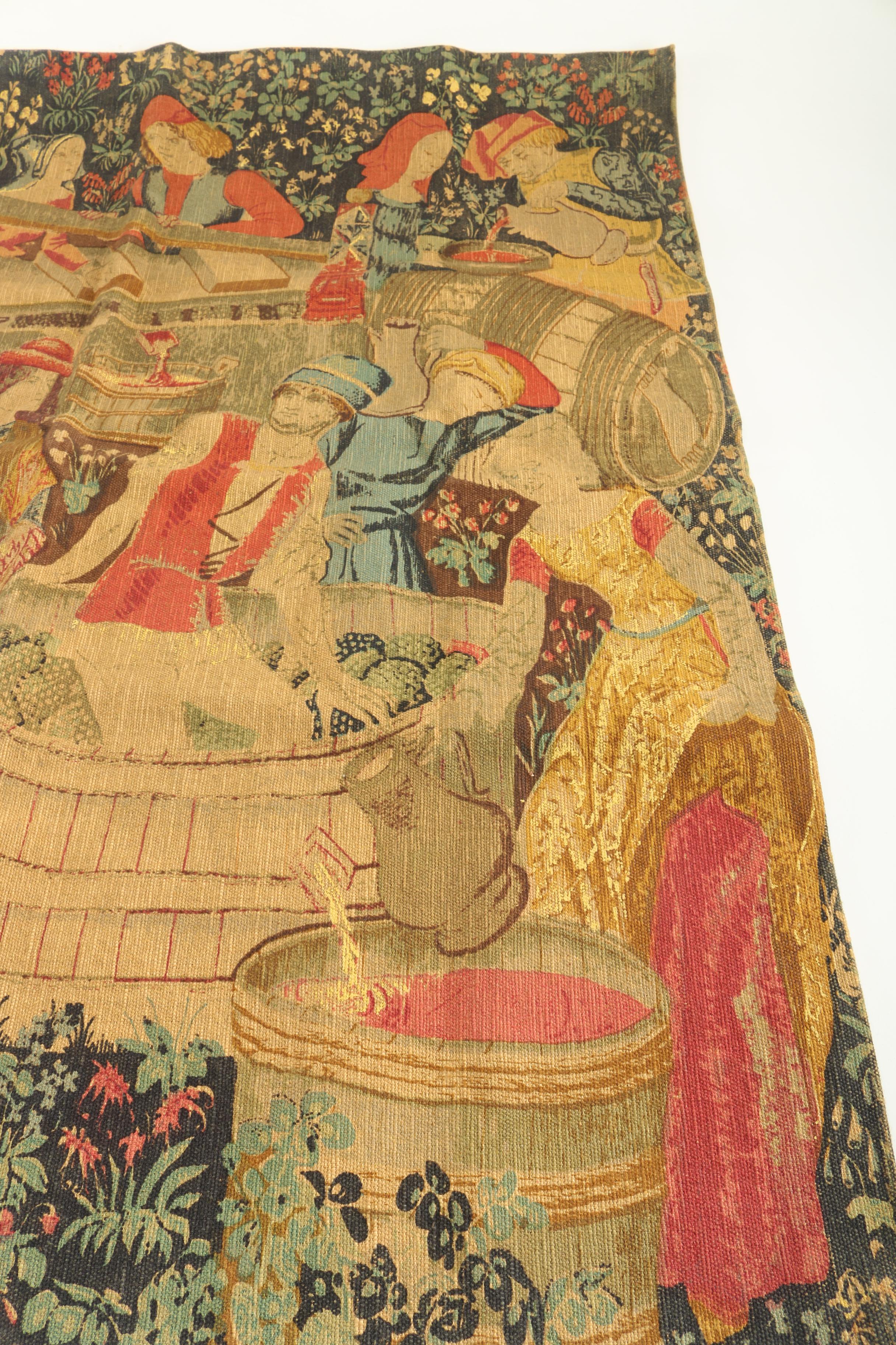 George Boitard Reproduction Tapestry After "Les Vendanges"