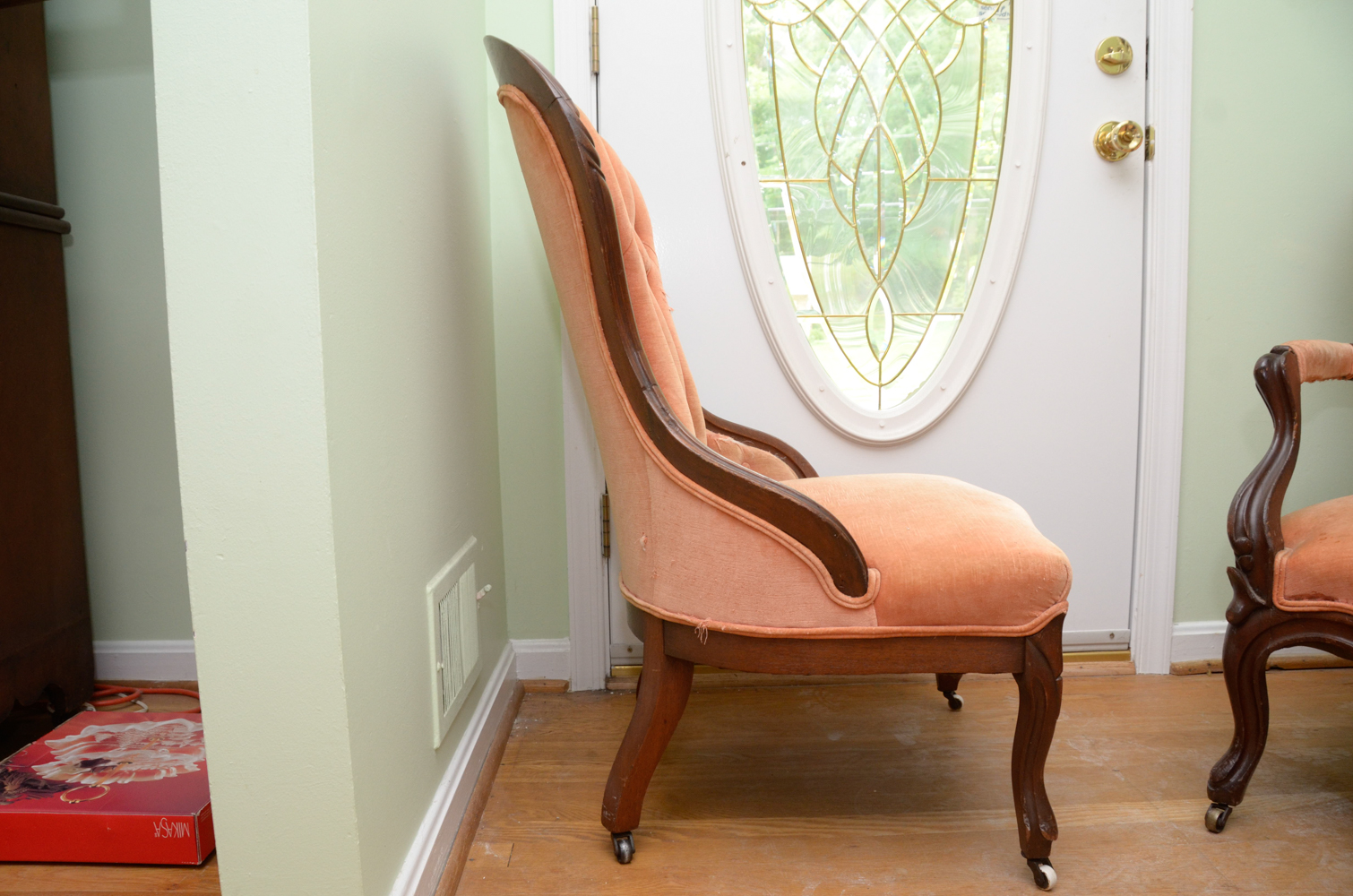 Pair of Balloon-Backed Chairs