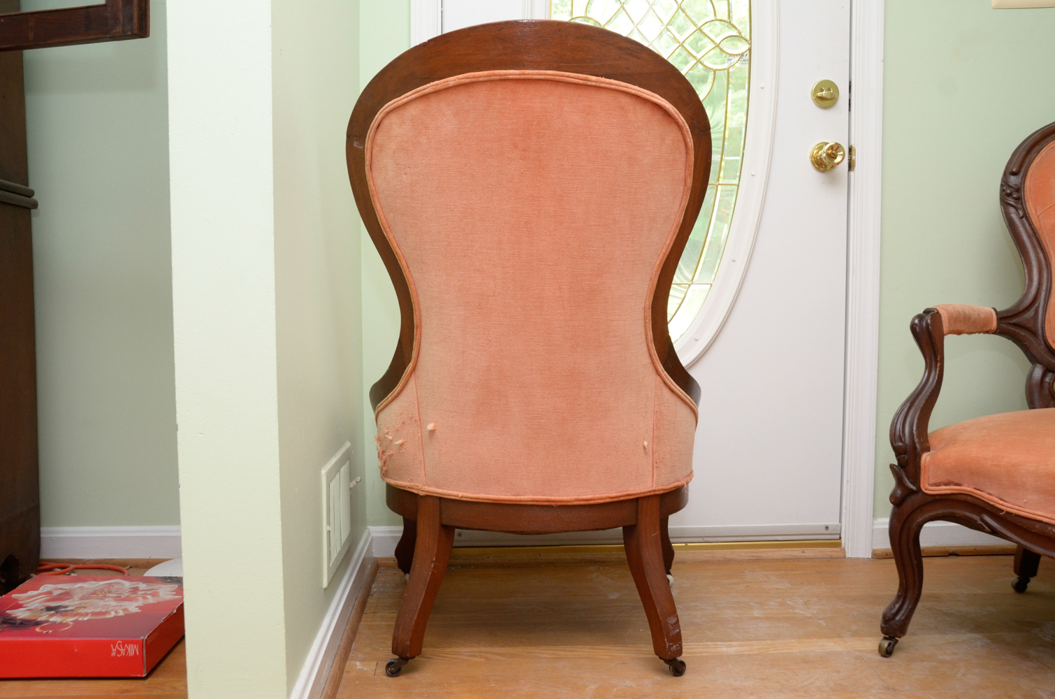 Pair of Balloon-Backed Chairs