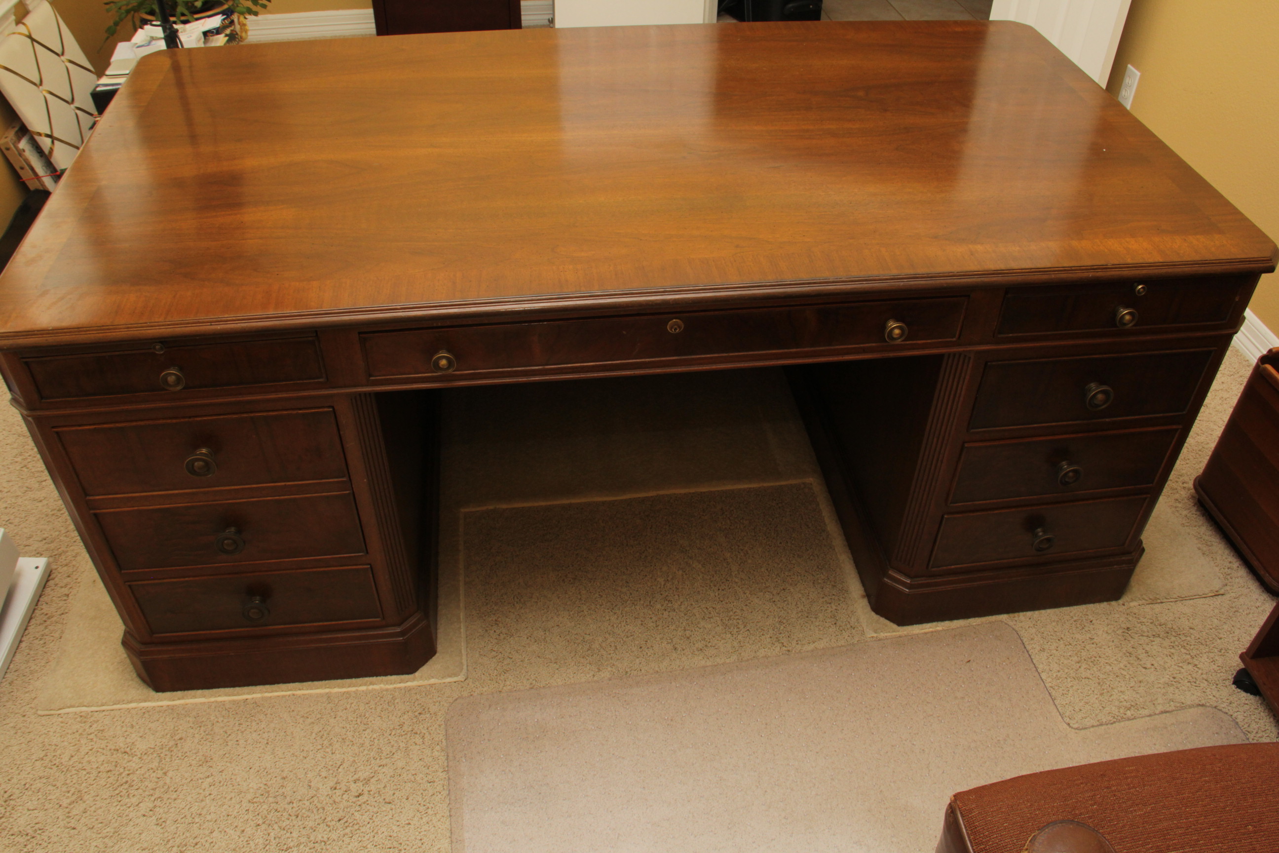 Vintage Executive Desk by Standard