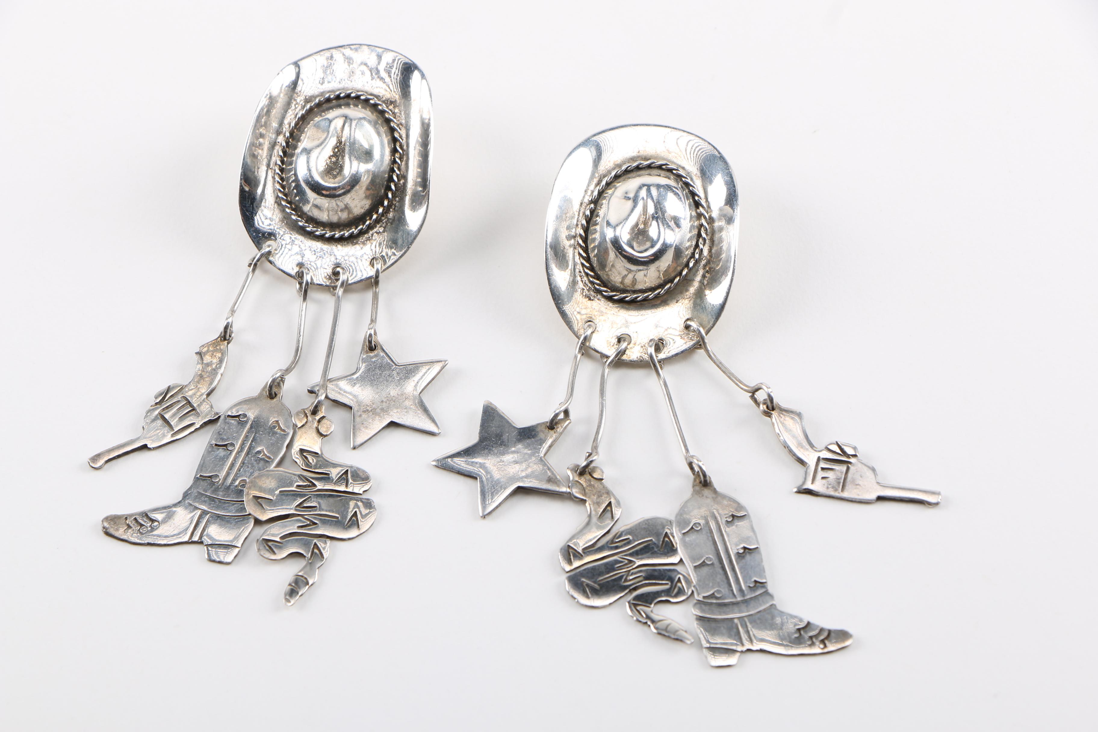 Taxco Southwestern Themed Sterling Silver Jewelry