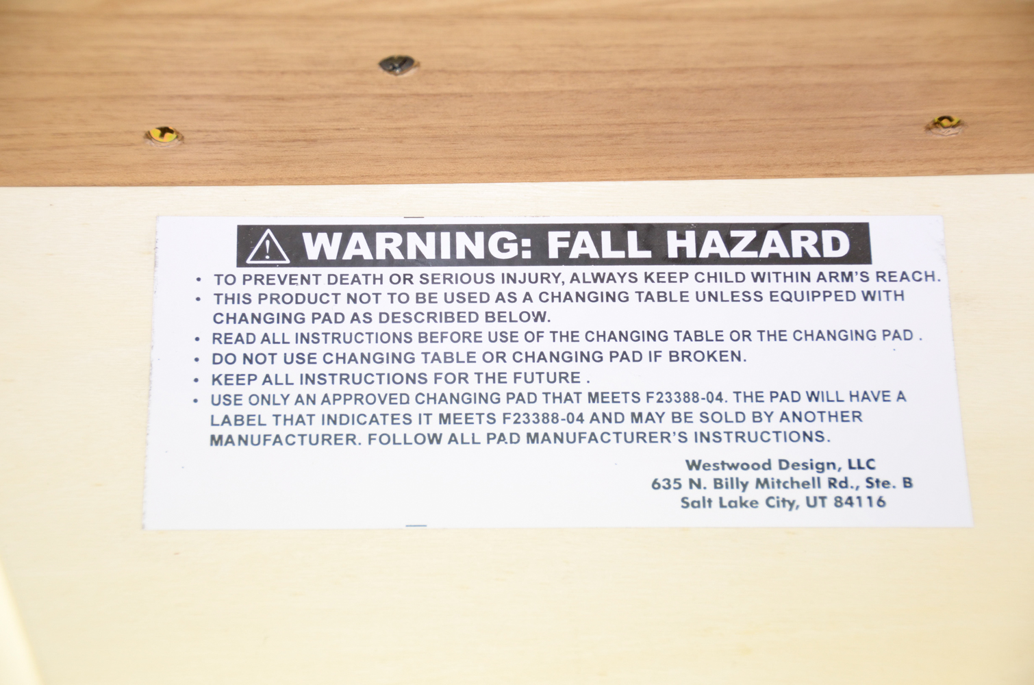 Nursery Dresser by Westwood Design