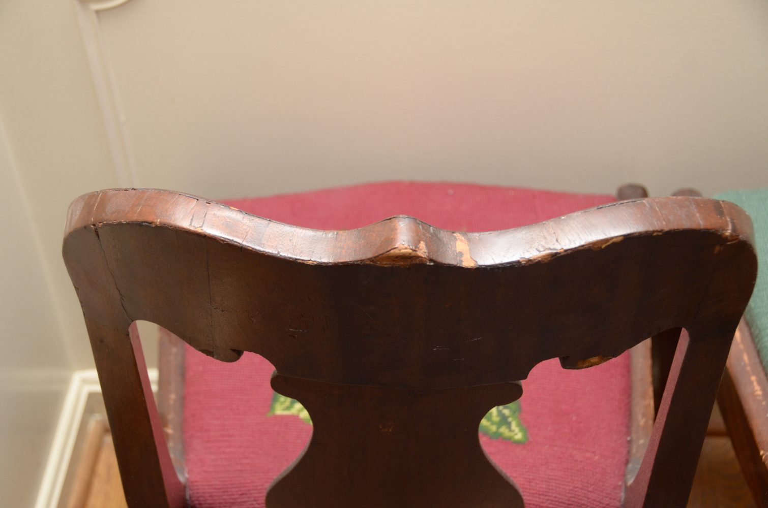 Pair of Vintage Needlepoint Chairs