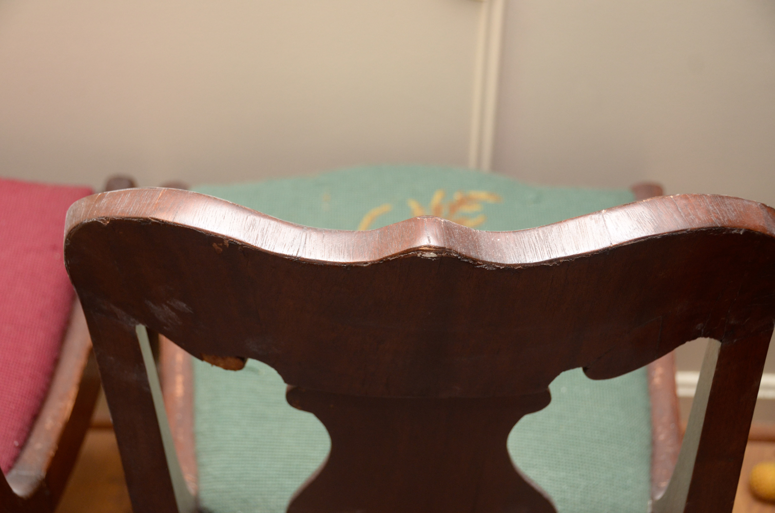 Pair of Vintage Needlepoint Chairs