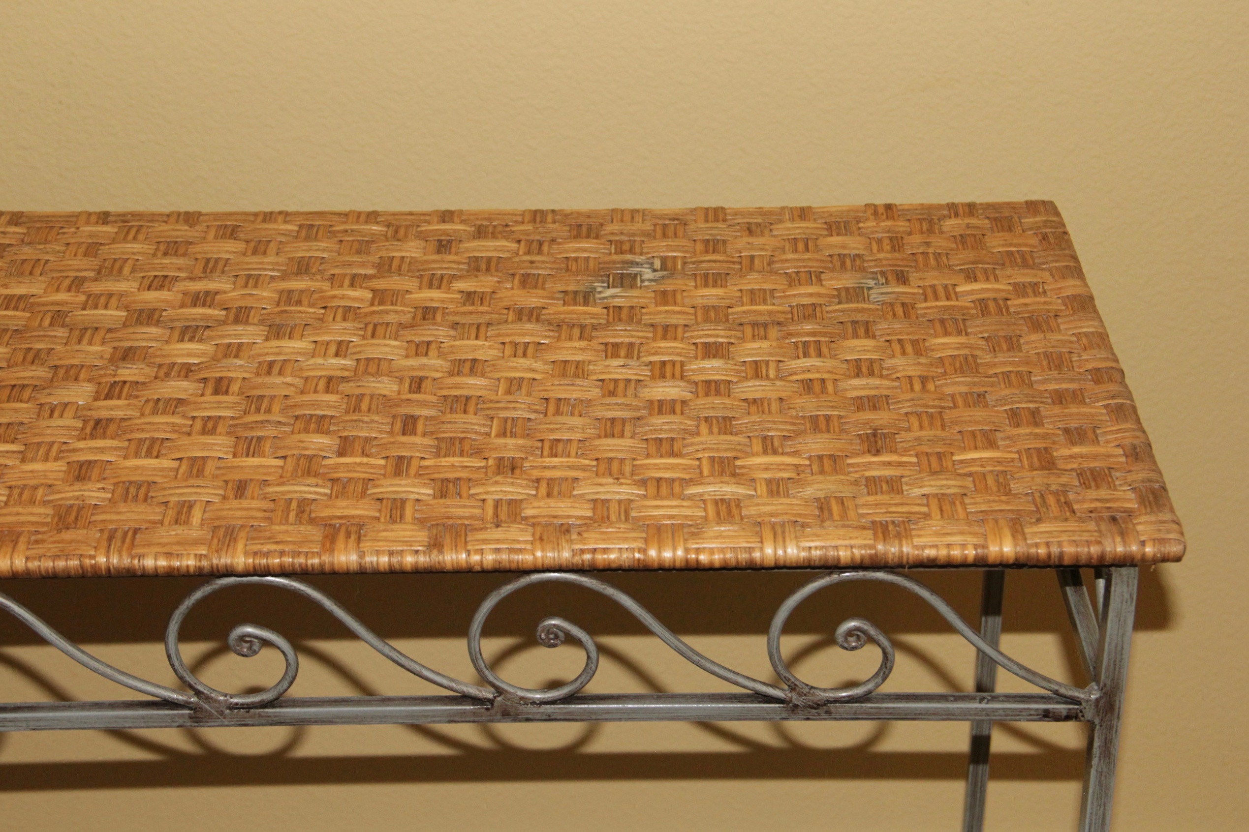 Wicker Bedroom Set Featuring Queen Bed Frame by Pier 1 Imports