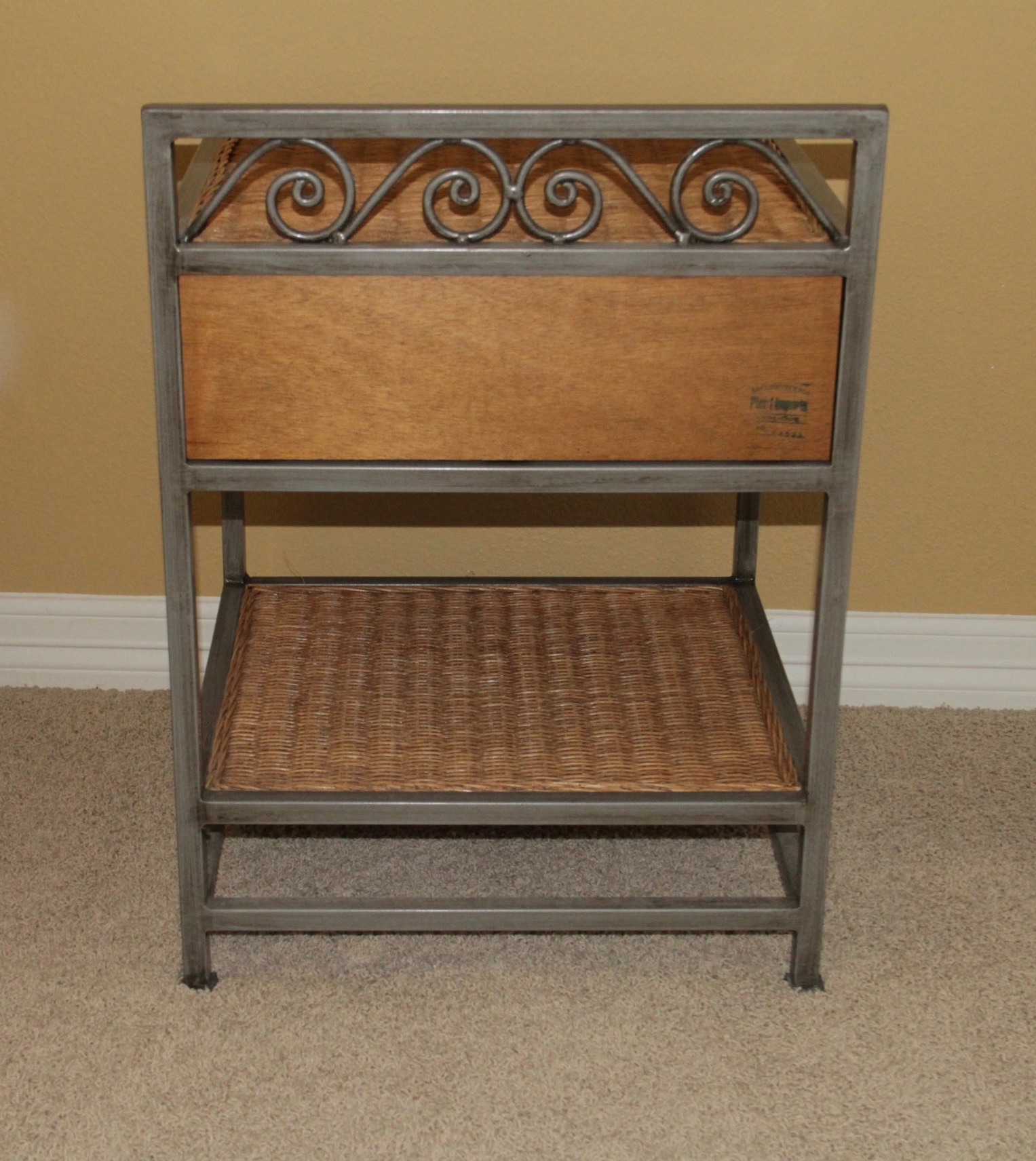 Wicker Bedroom Set Featuring Queen Bed Frame by Pier 1 Imports