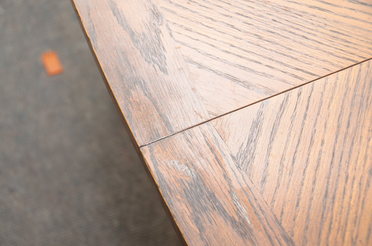 Hepplewhite Style Oak Dining Table