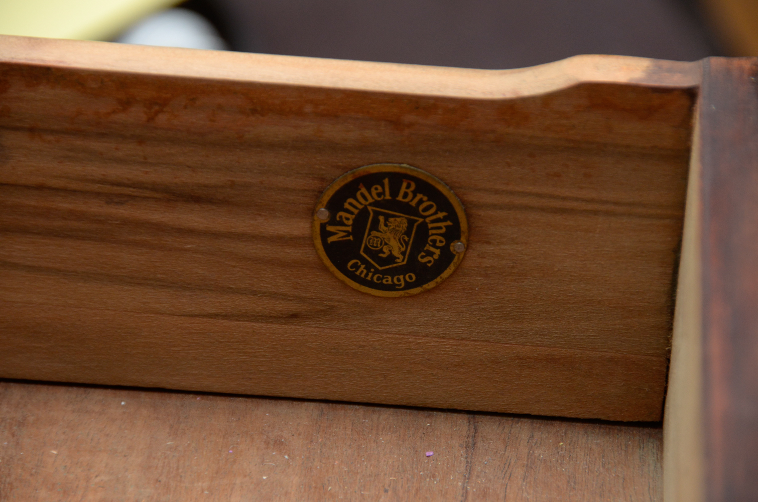 Vintage Chippendale Style Mahogany Drop-Front Desk