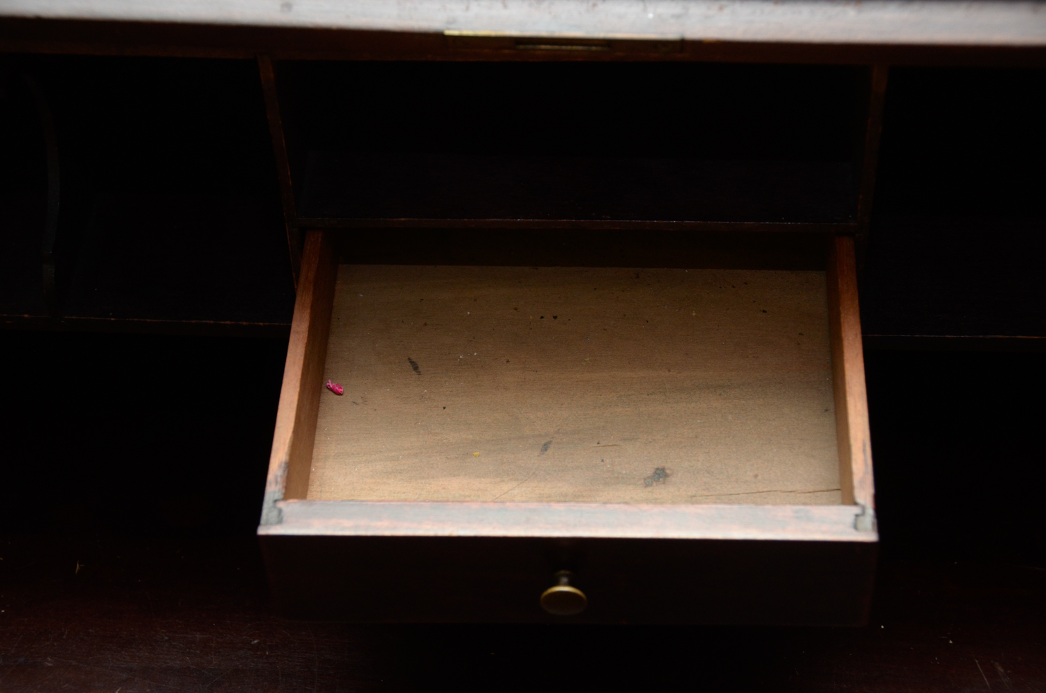 Vintage Chippendale Style Mahogany Drop-Front Desk