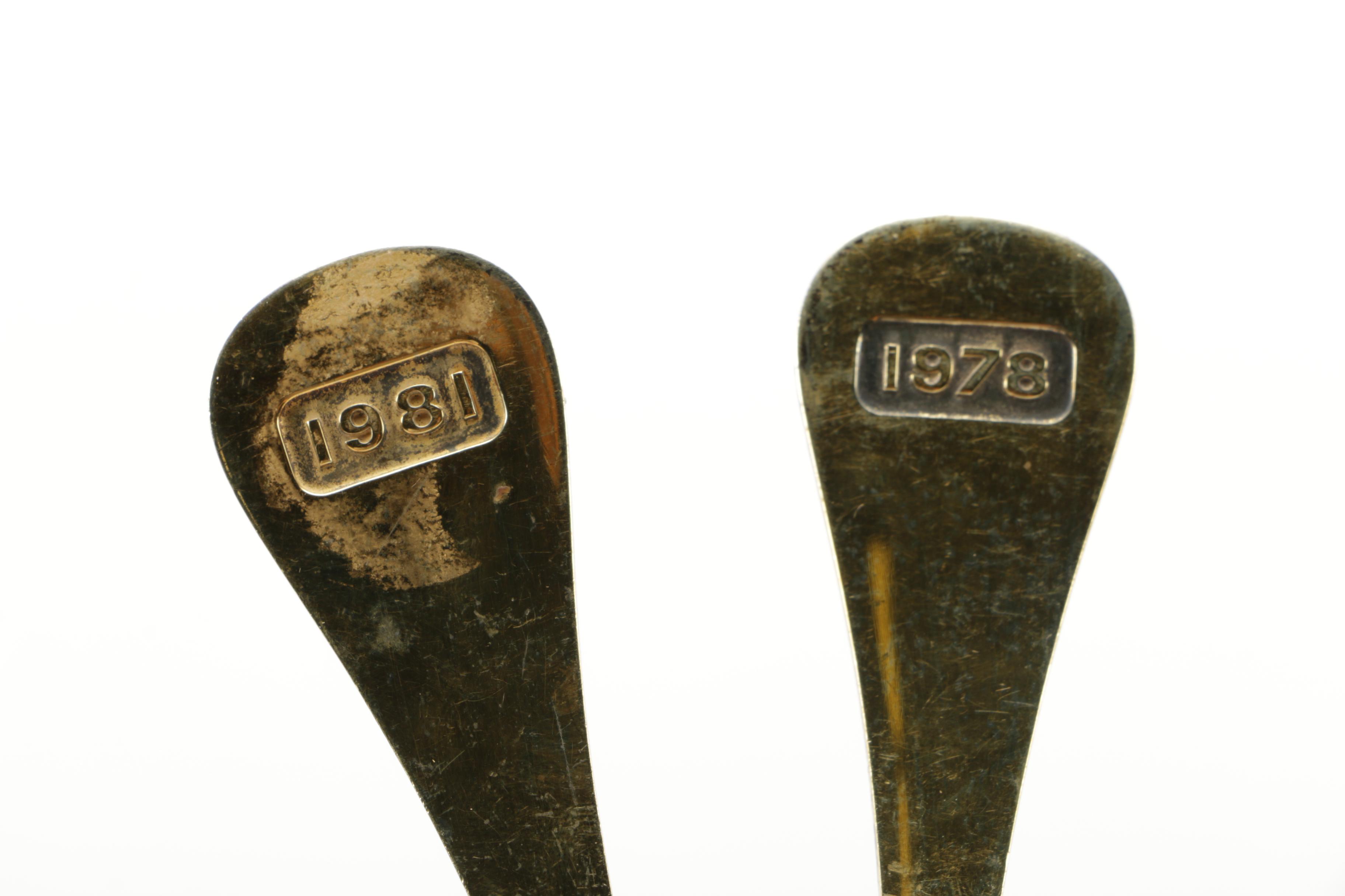 1978-81 Georg Jenson Sterling Silver Denmark RAAB Spoons