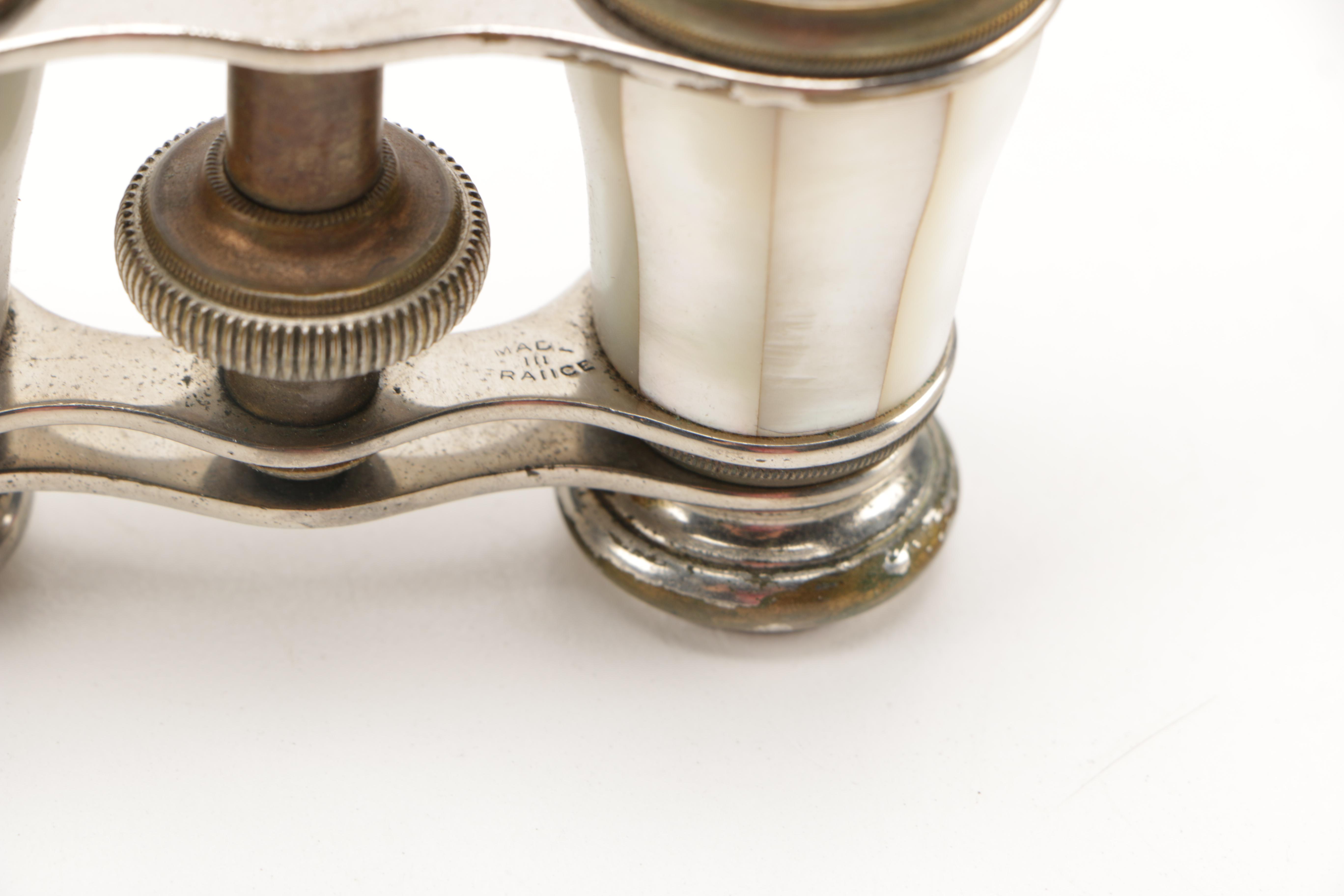 Chevalier of Paris Mother of Pearl Opera Glasses