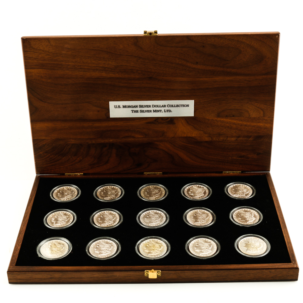 U.S. Morgan Silver Dollar Collection Issued by The Silver Mint, Ltd
