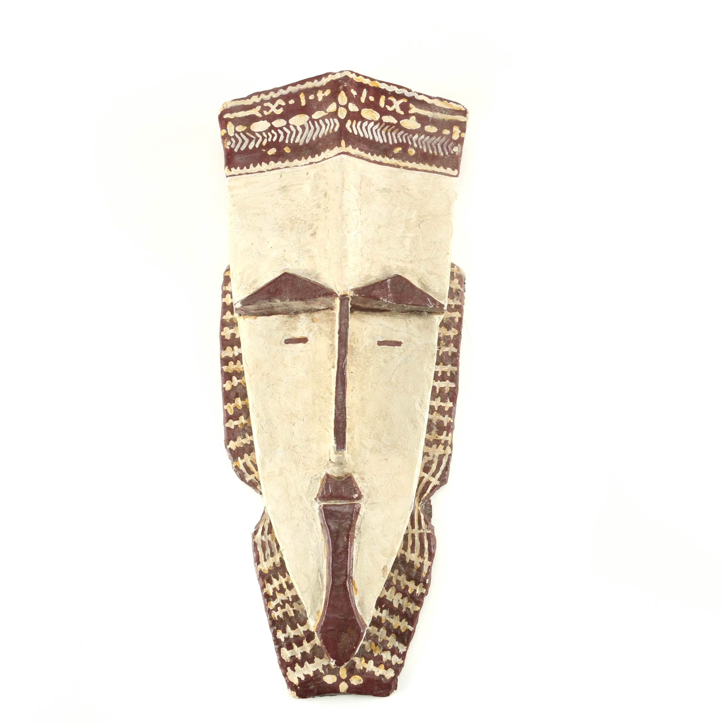 Papier-Mâché Tribal Inspired Mask