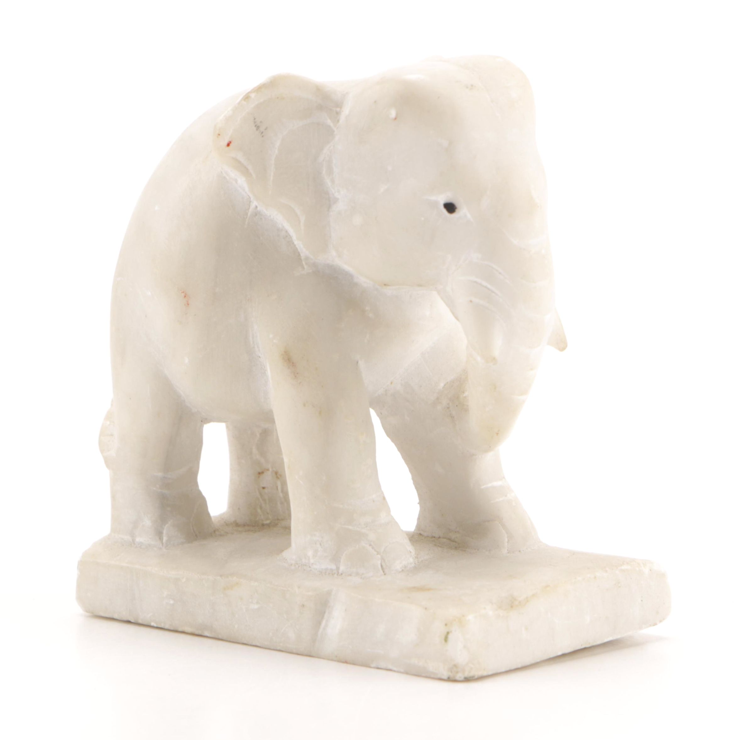 Soapstone Elephant Figurine