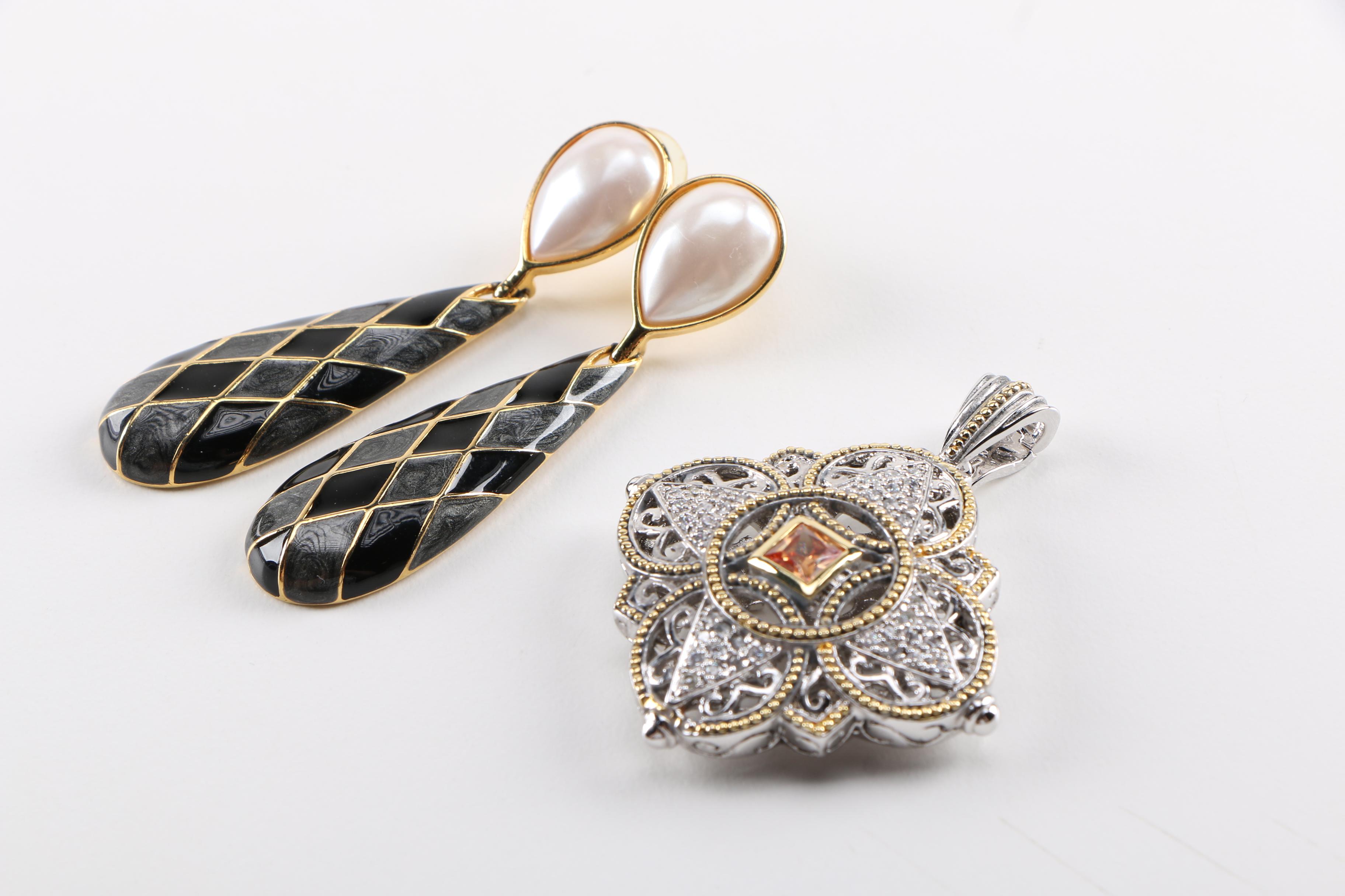 Assorted Costume Jewelry Including Ciner and Swarovski