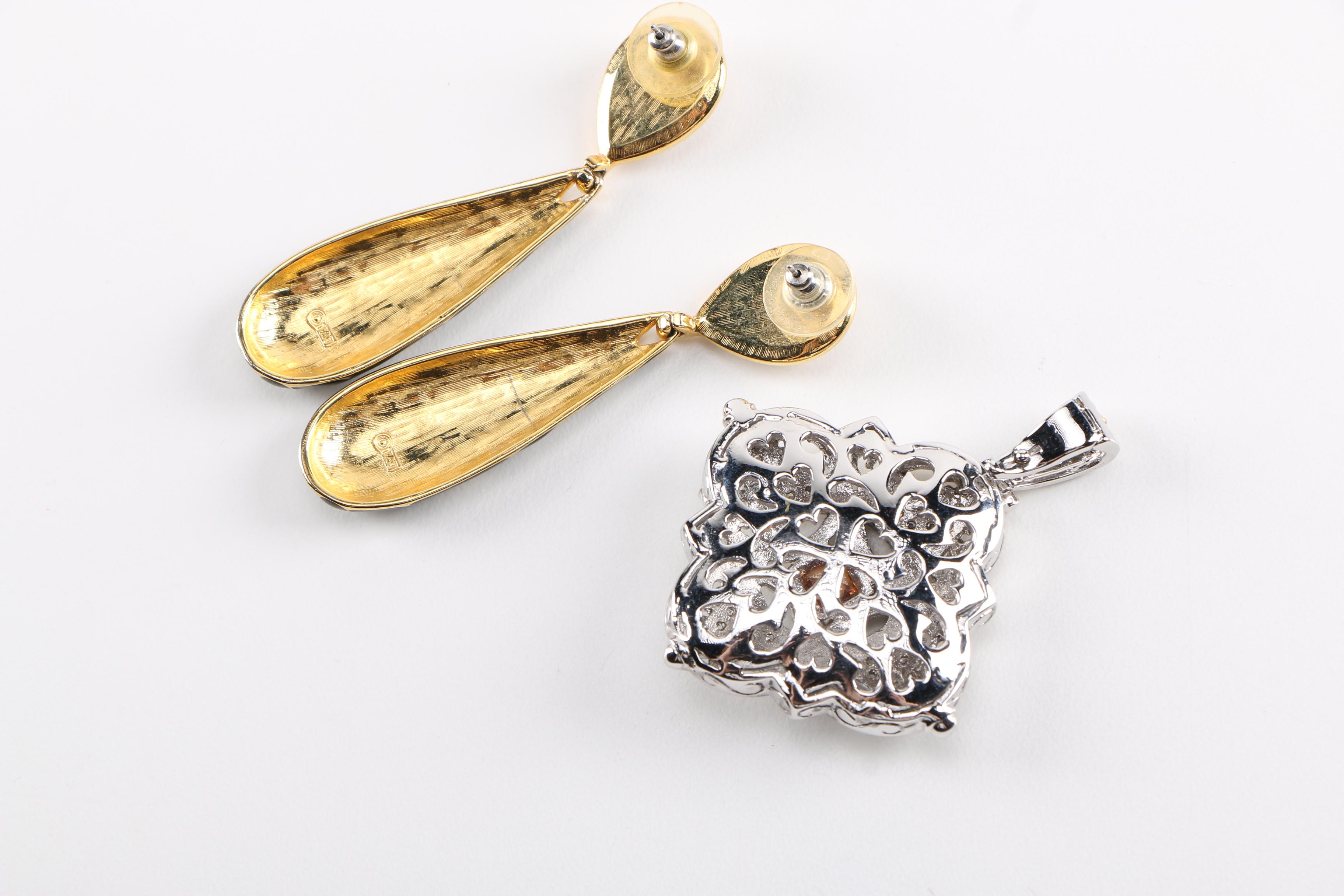 Assorted Costume Jewelry Including Ciner and Swarovski