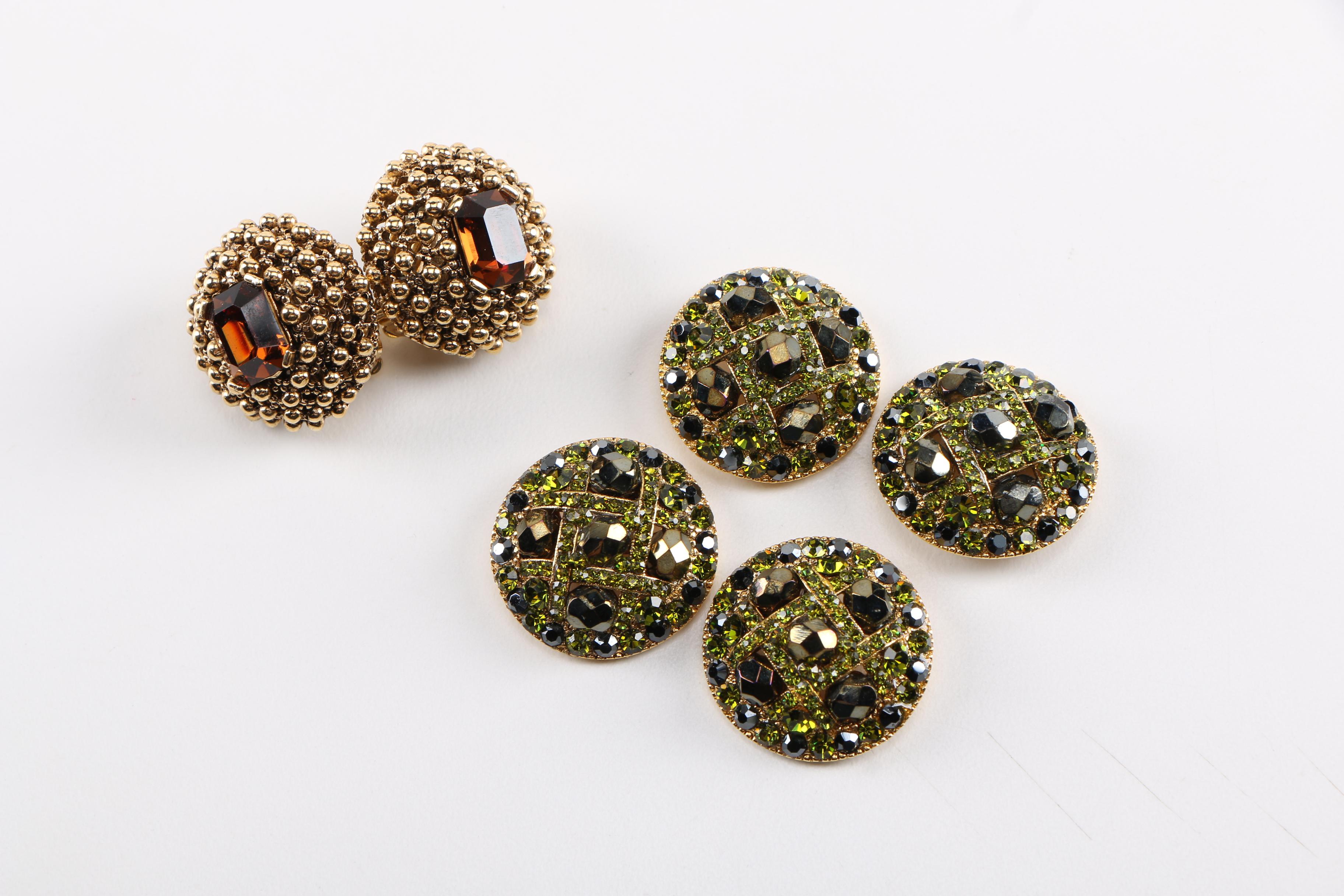 Assorted Costume Jewelry Including Ciner and Swarovski