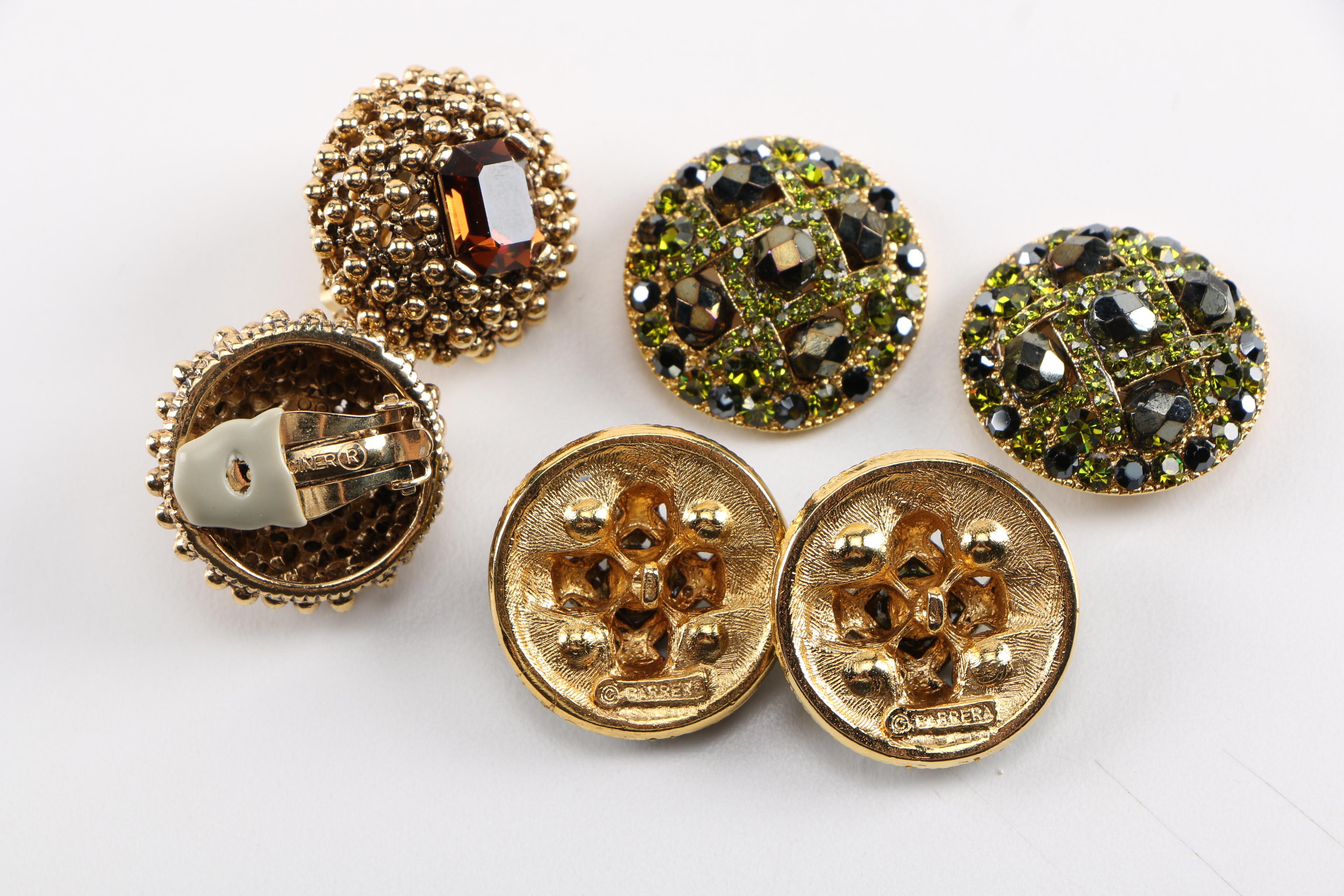 Assorted Costume Jewelry Including Ciner and Swarovski