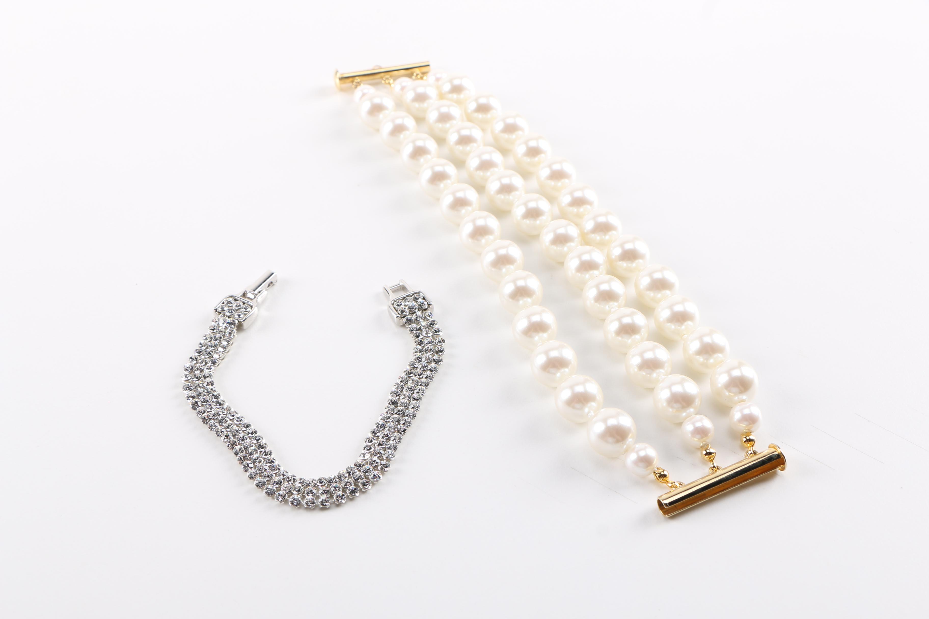 Assorted Costume Jewelry Including Ciner and Swarovski