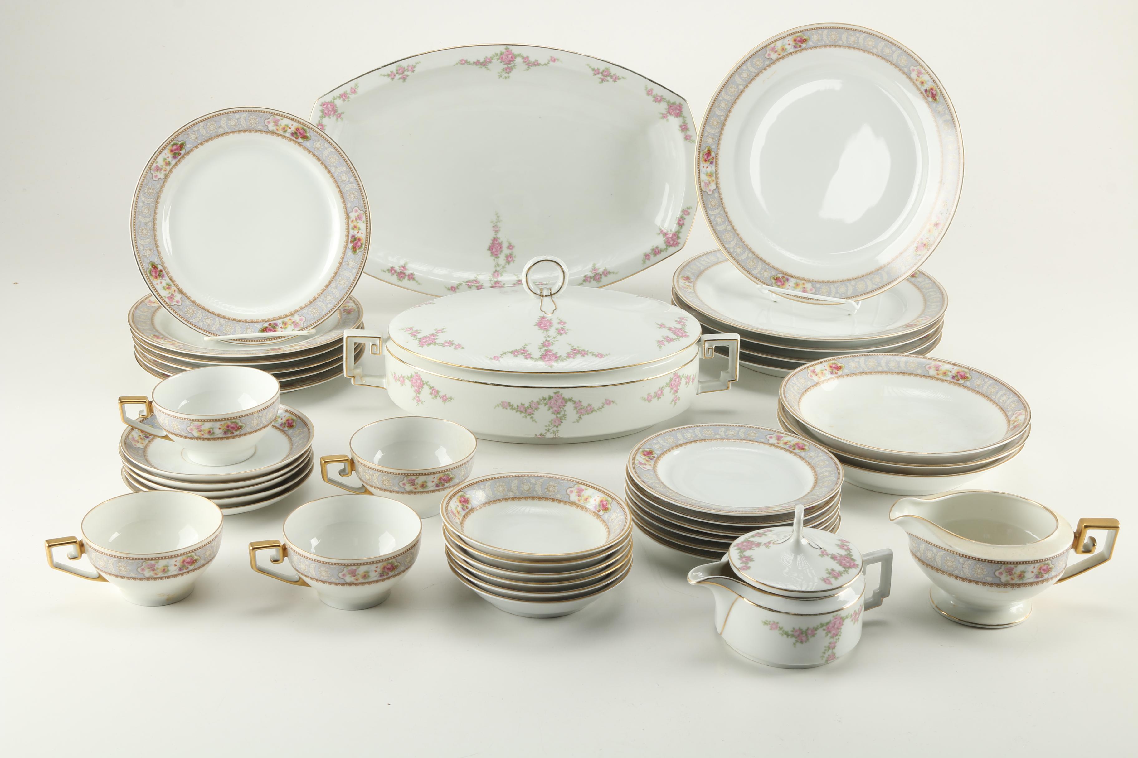 Bavarian Porcelain Featuring Tierschenreuth "Cambridge 4183" Set