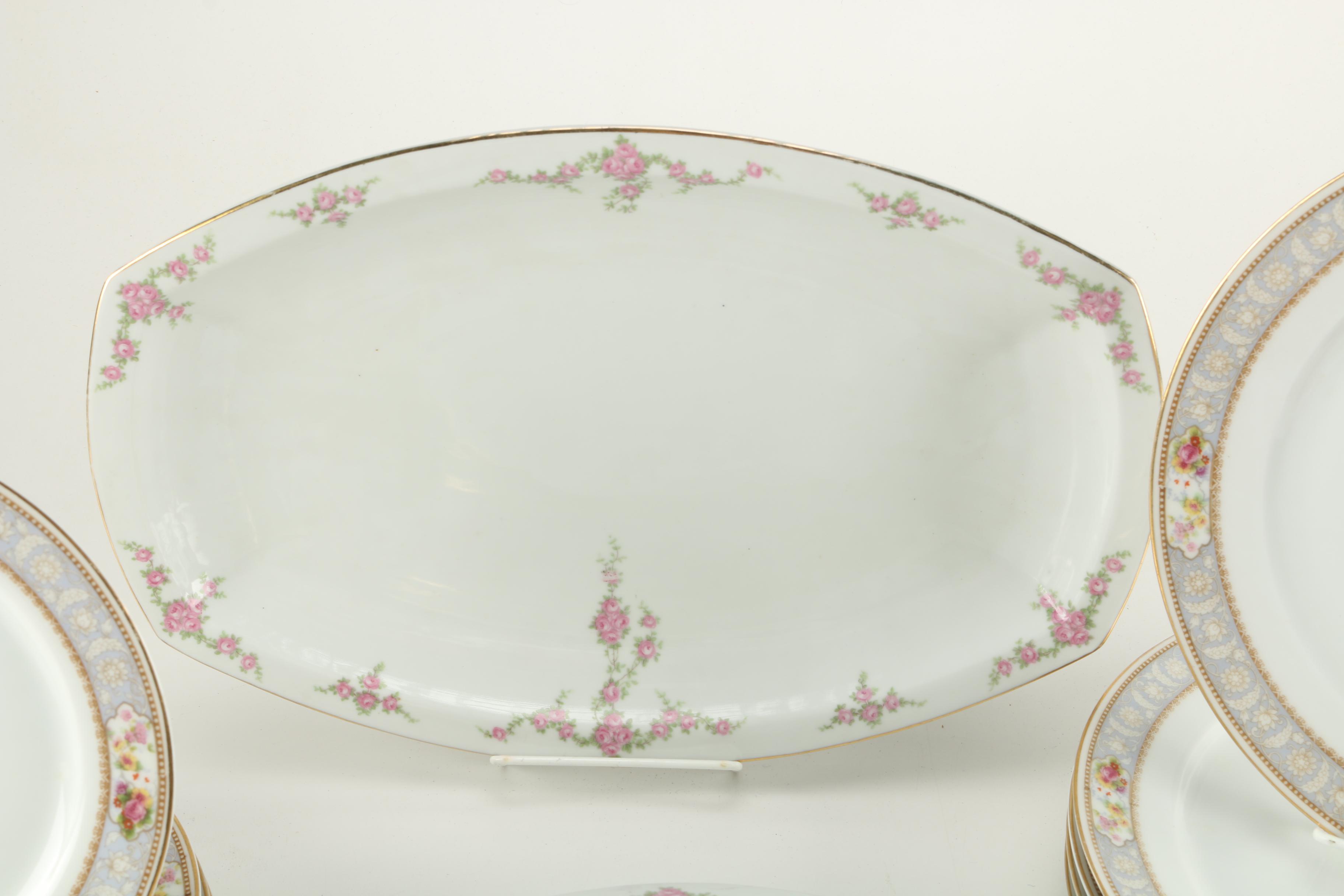 Bavarian Porcelain Featuring Tierschenreuth "Cambridge 4183" Set