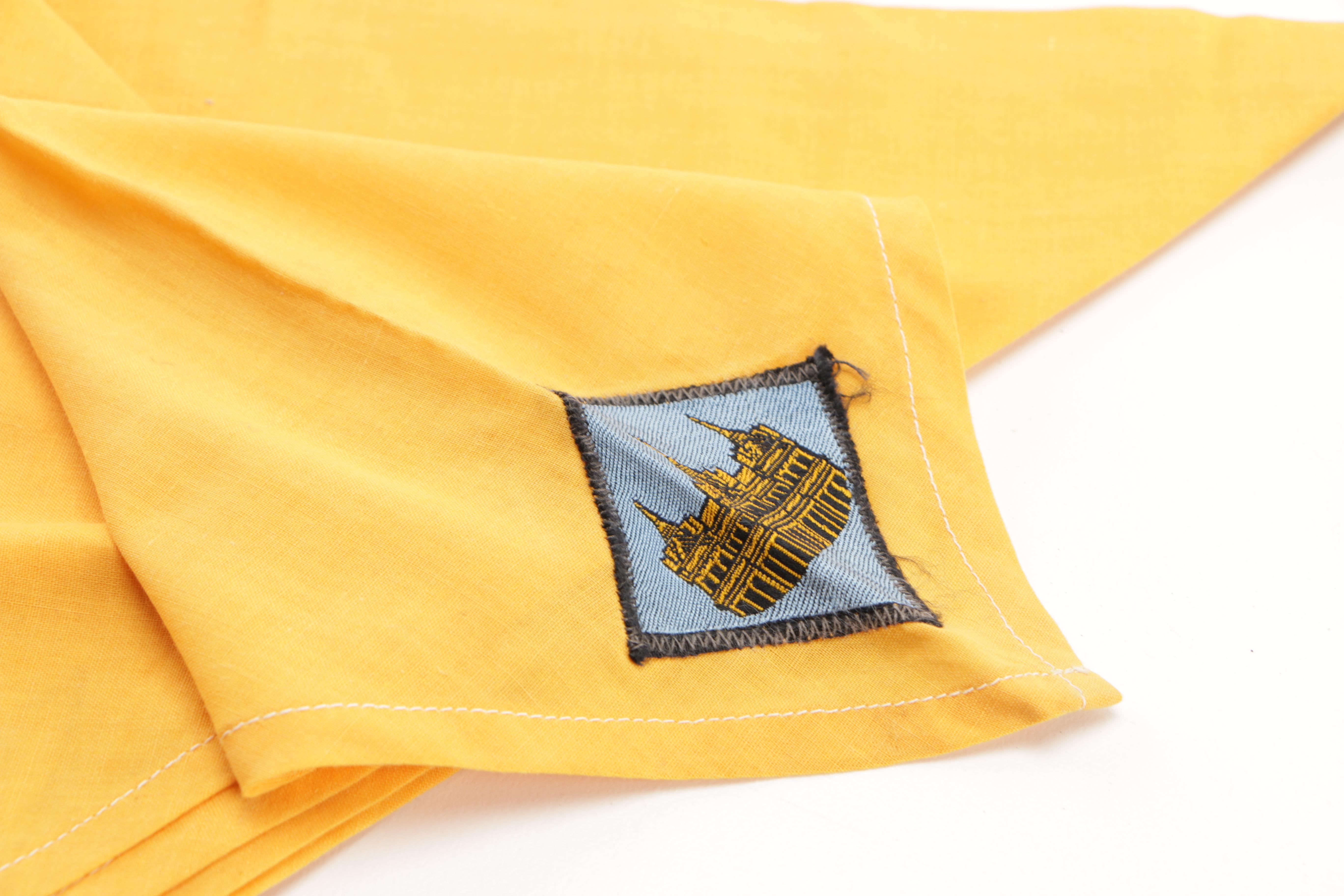 Vintage Boy Scouting Items Including Far East Council Thailand