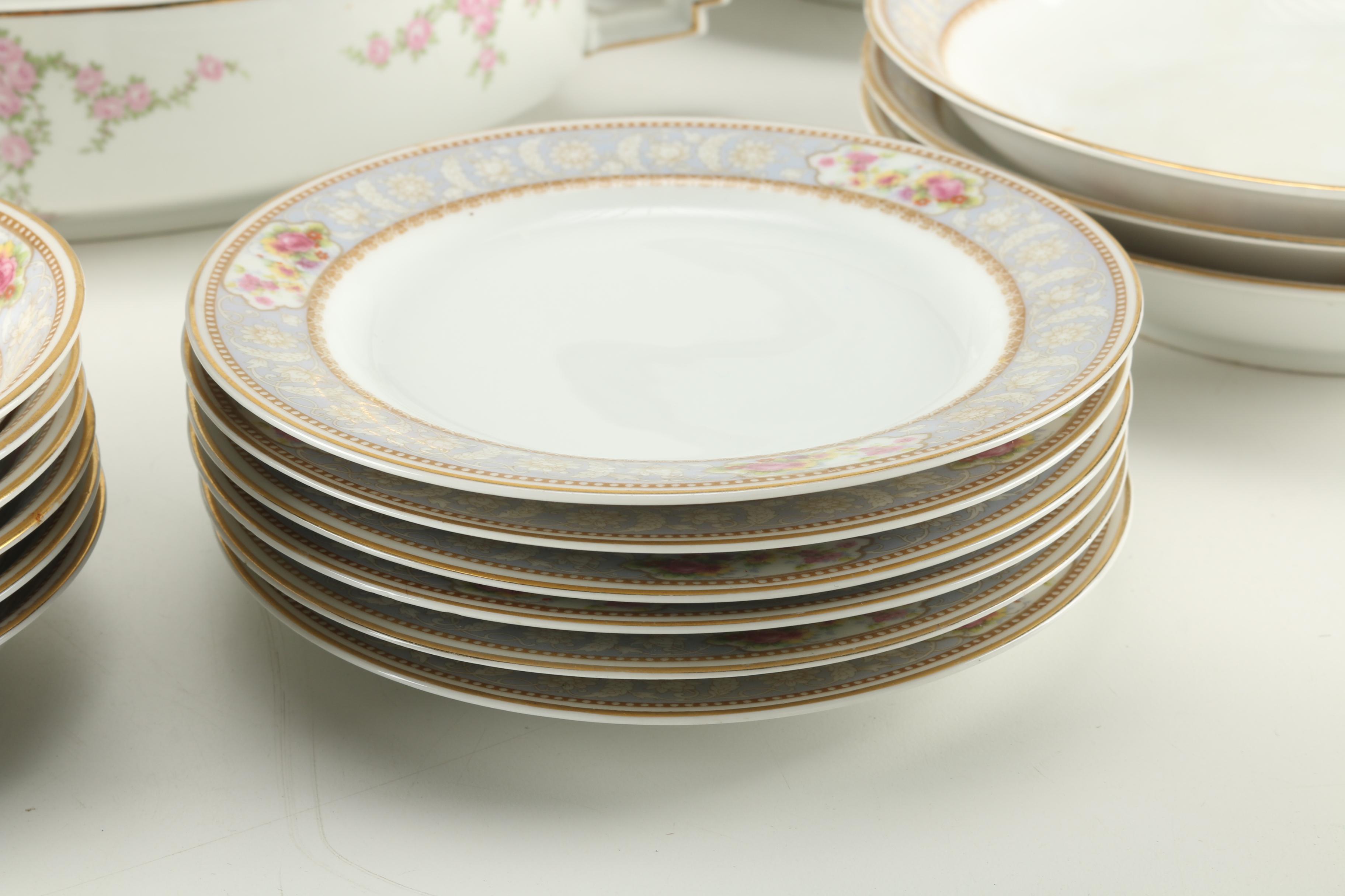 Bavarian Porcelain Featuring Tierschenreuth "Cambridge 4183" Set