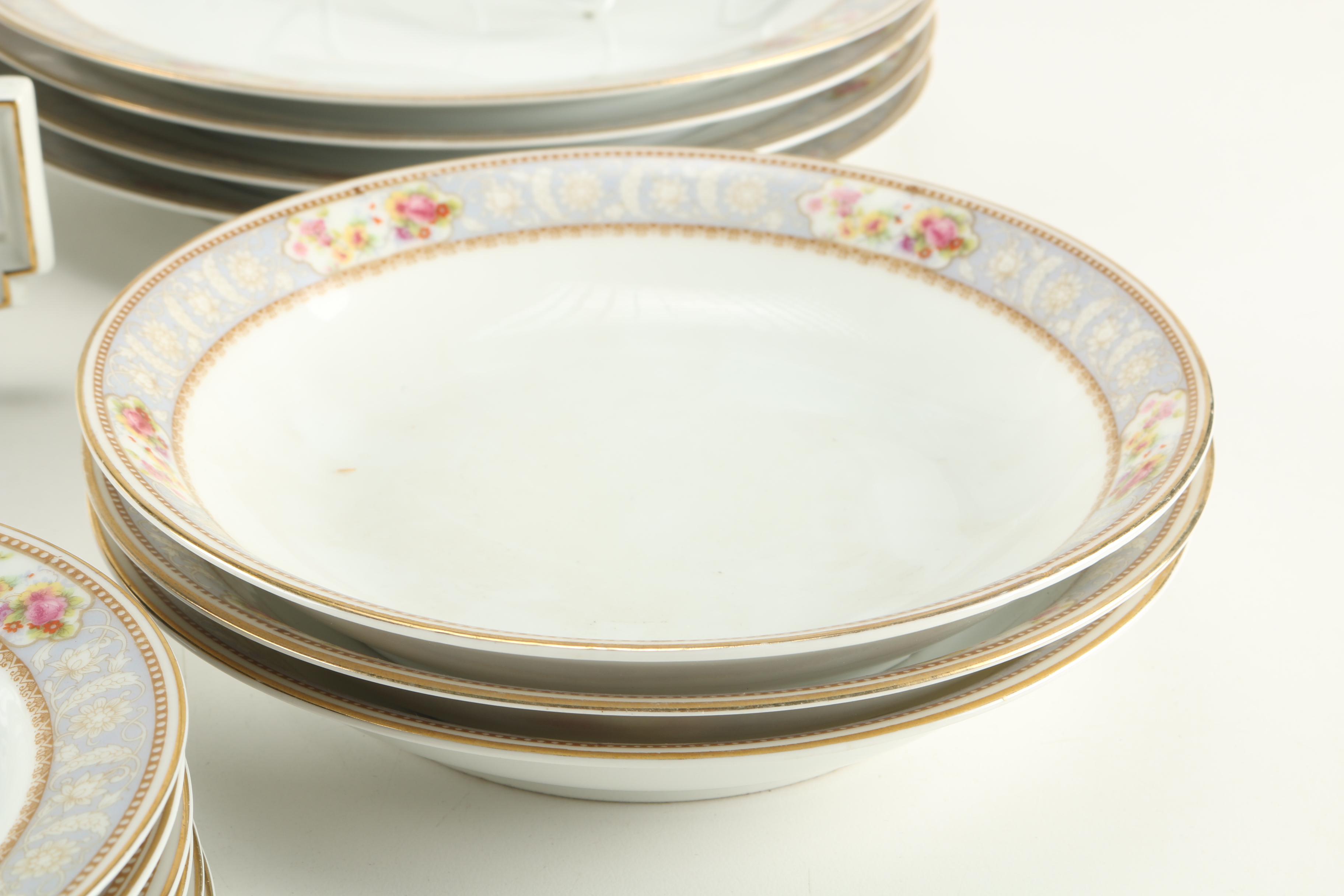 Bavarian Porcelain Featuring Tierschenreuth "Cambridge 4183" Set