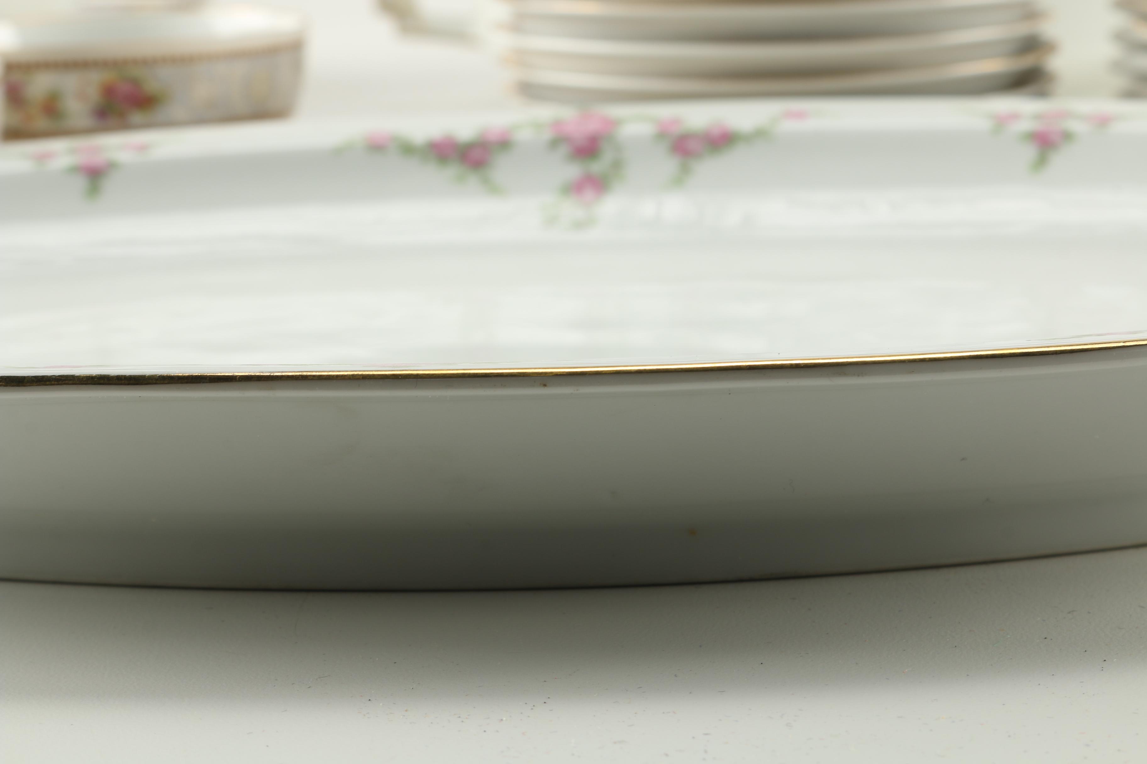 Bavarian Porcelain Featuring Tierschenreuth "Cambridge 4183" Set