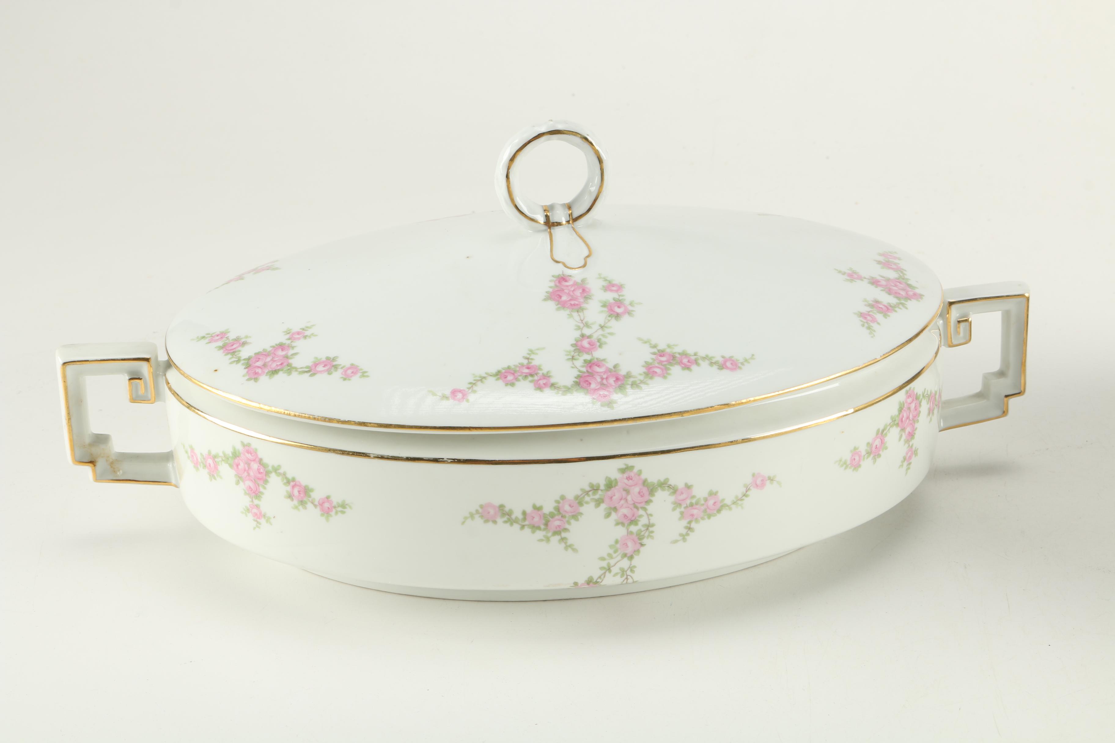 Bavarian Porcelain Featuring Tierschenreuth "Cambridge 4183" Set