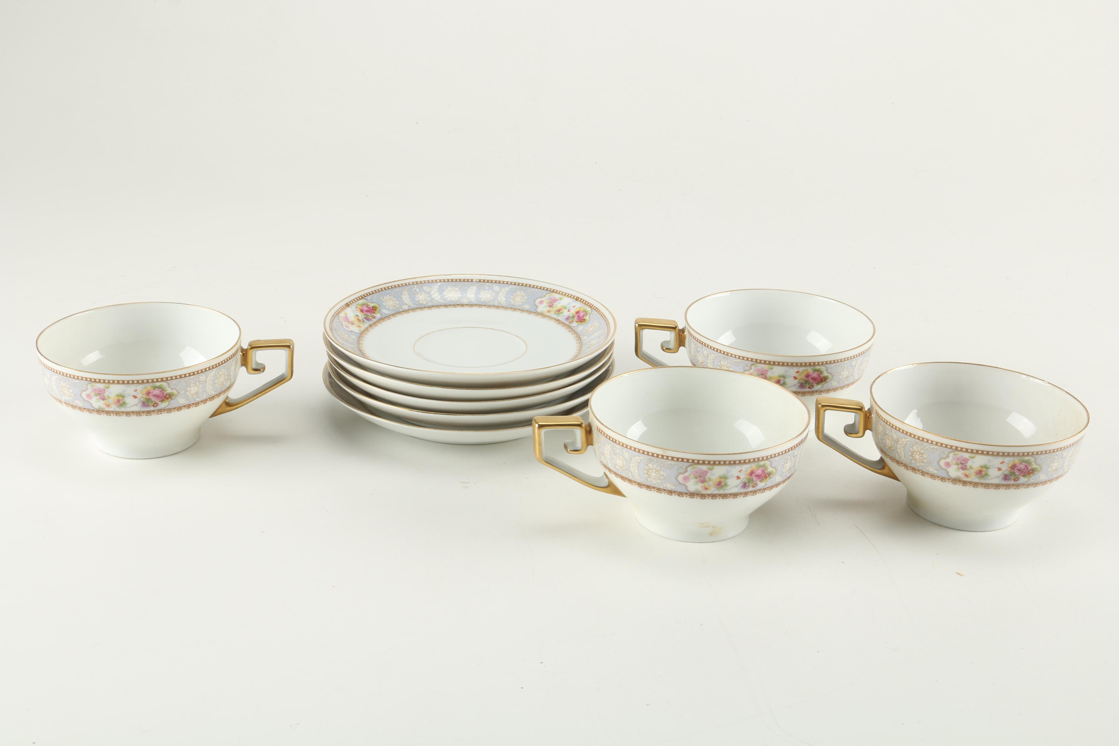 Bavarian Porcelain Featuring Tierschenreuth "Cambridge 4183" Set