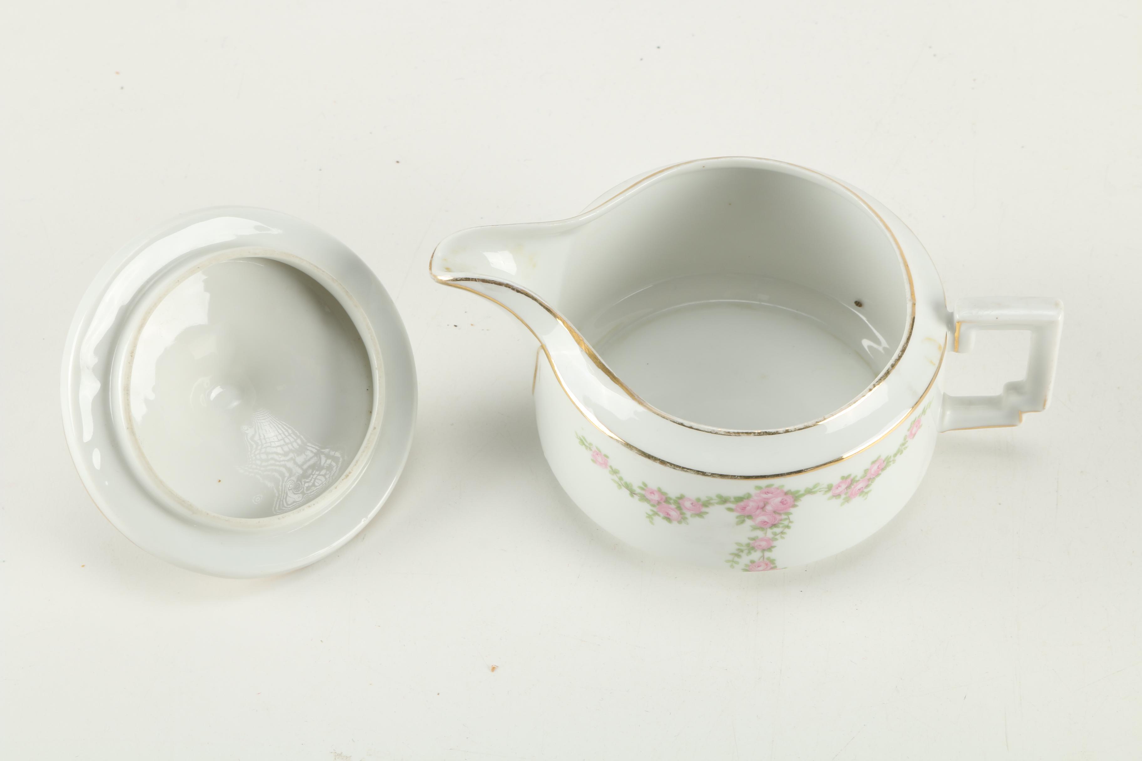 Bavarian Porcelain Featuring Tierschenreuth "Cambridge 4183" Set